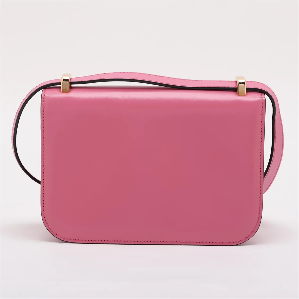 Leather Shoulder Bag Pink — view 2