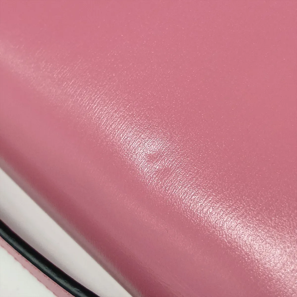 Leather Shoulder Bag Pink — view 11
