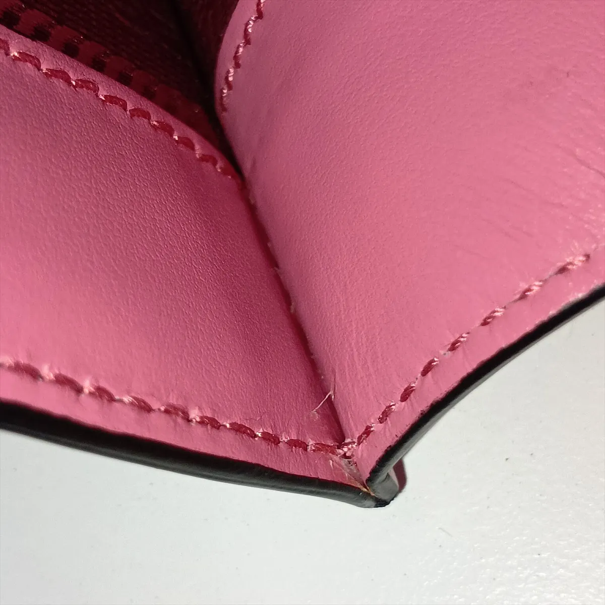 Leather Shoulder Bag Pink — view 14