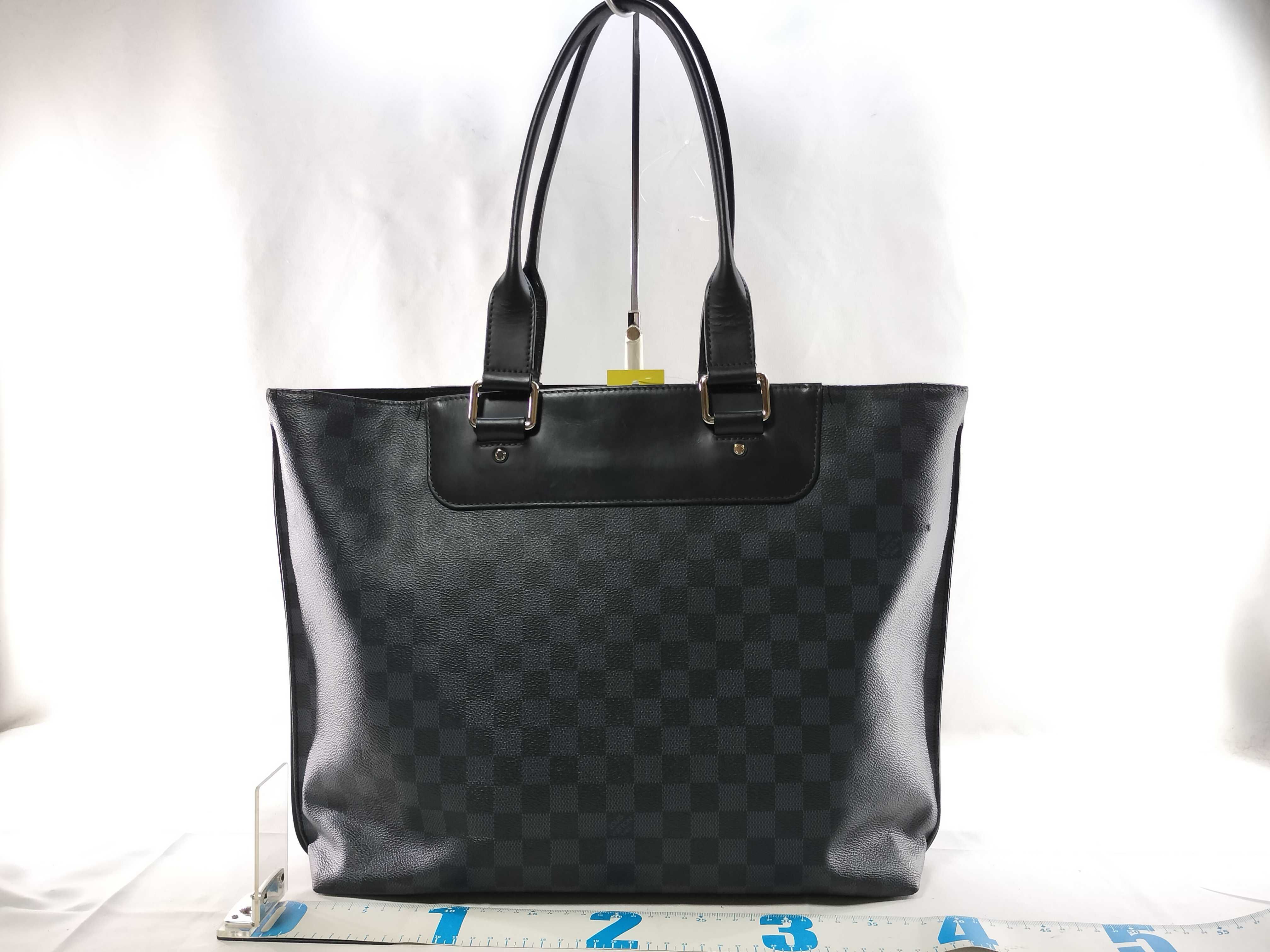 Damier N41397 Cobalt Cabas Voyage Tote Bag — view 2