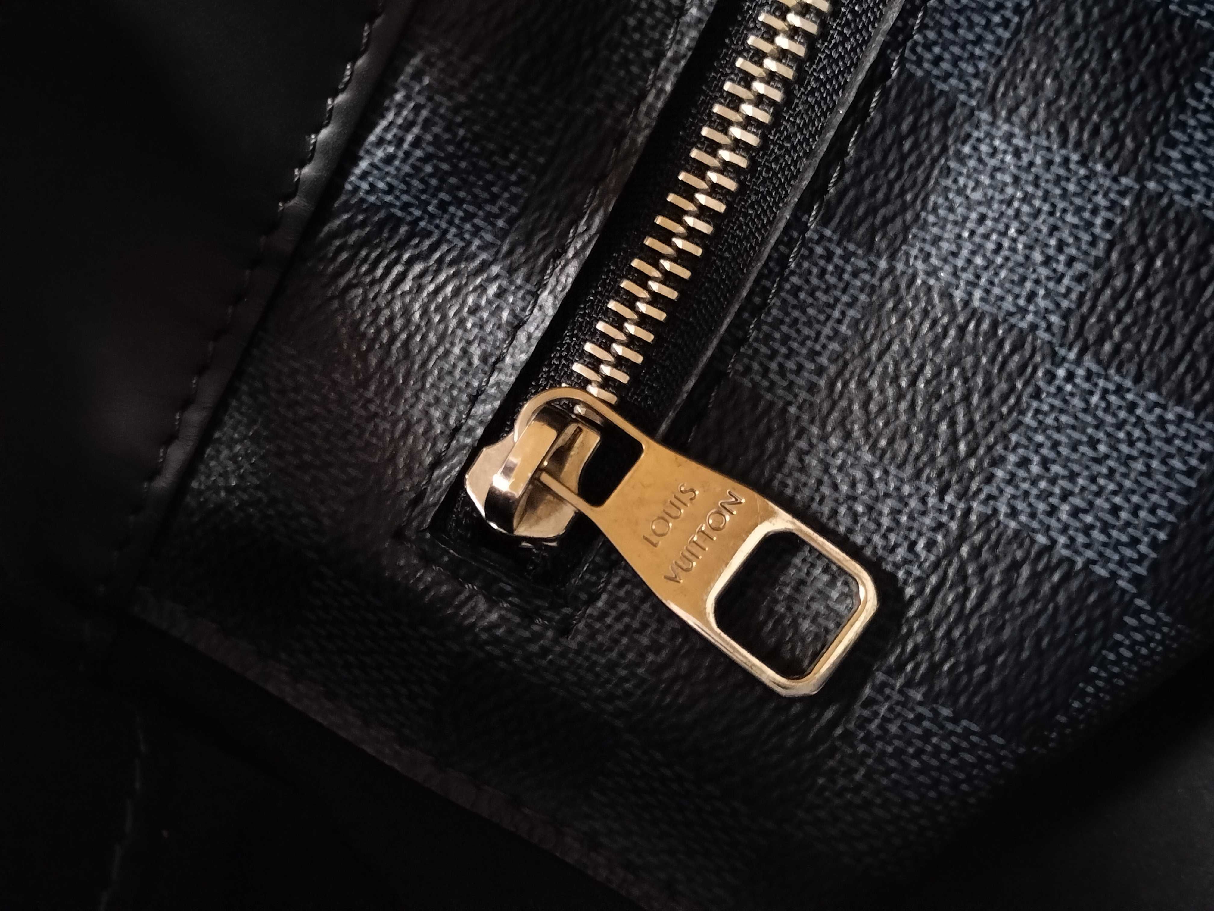 Damier N41397 Cobalt Cabas Voyage Tote Bag — view 11