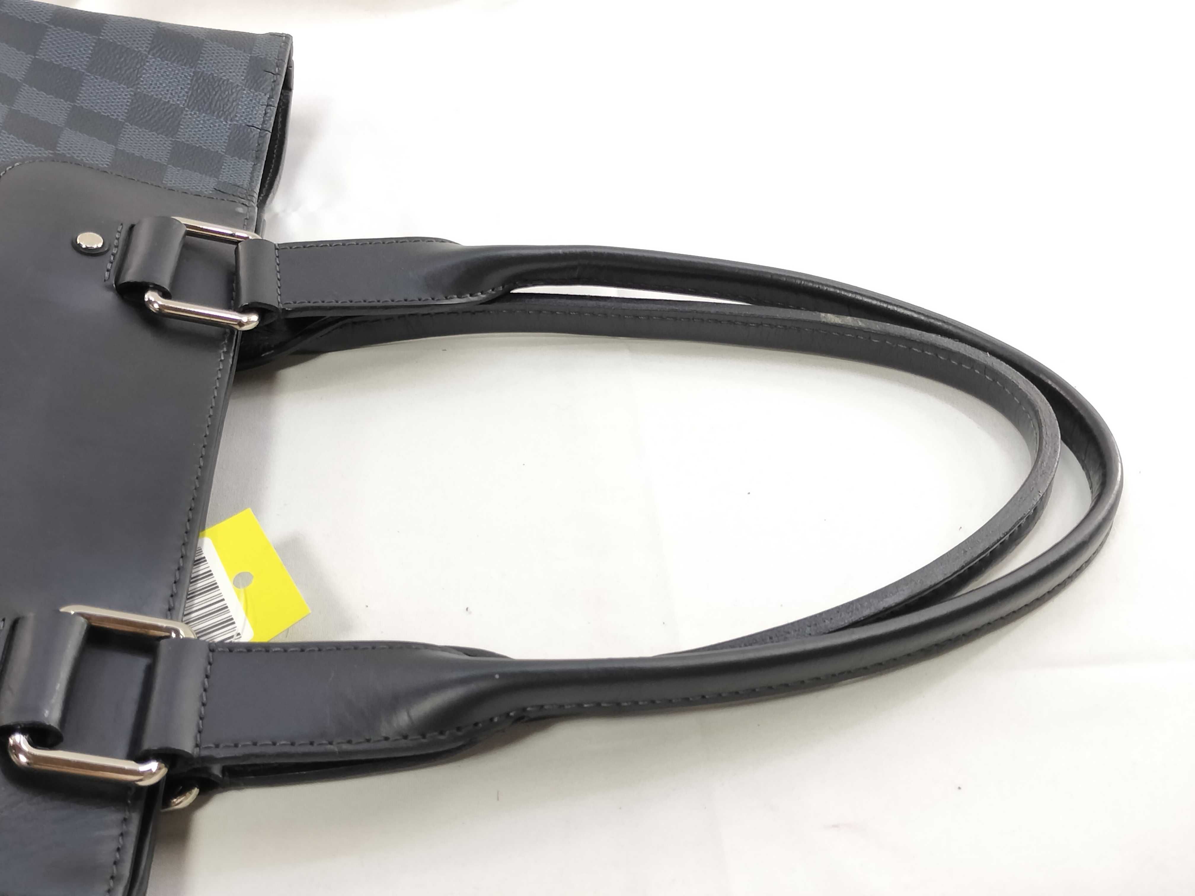 Damier N41397 Cobalt Cabas Voyage Tote Bag — view 4