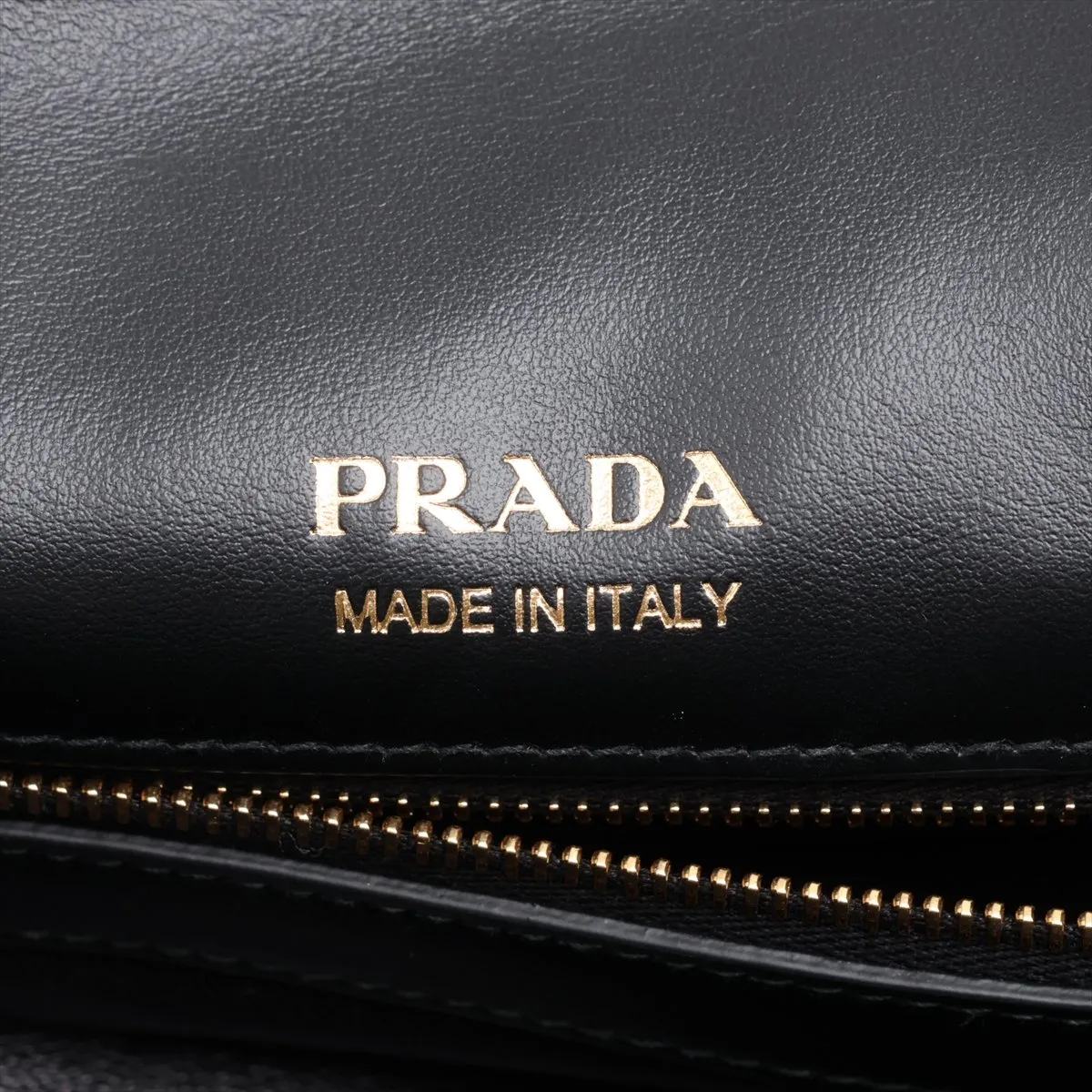 Soft Sound Large Leather Shoulder Bag, Black — view 13