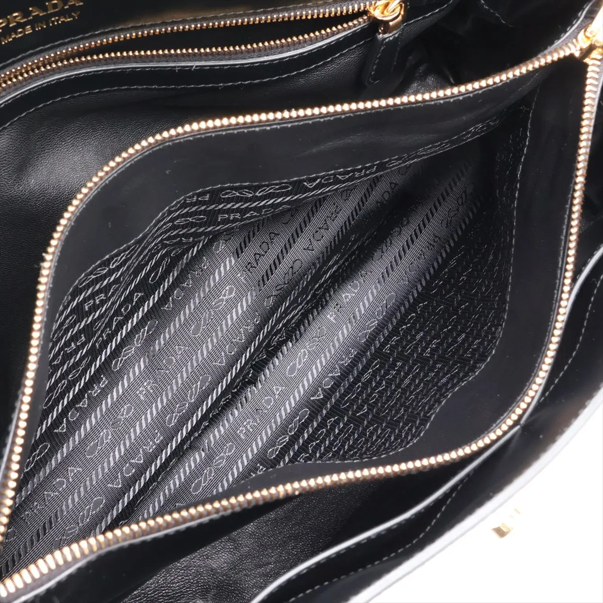 Soft Sound Large Leather Shoulder Bag, Black — view 10