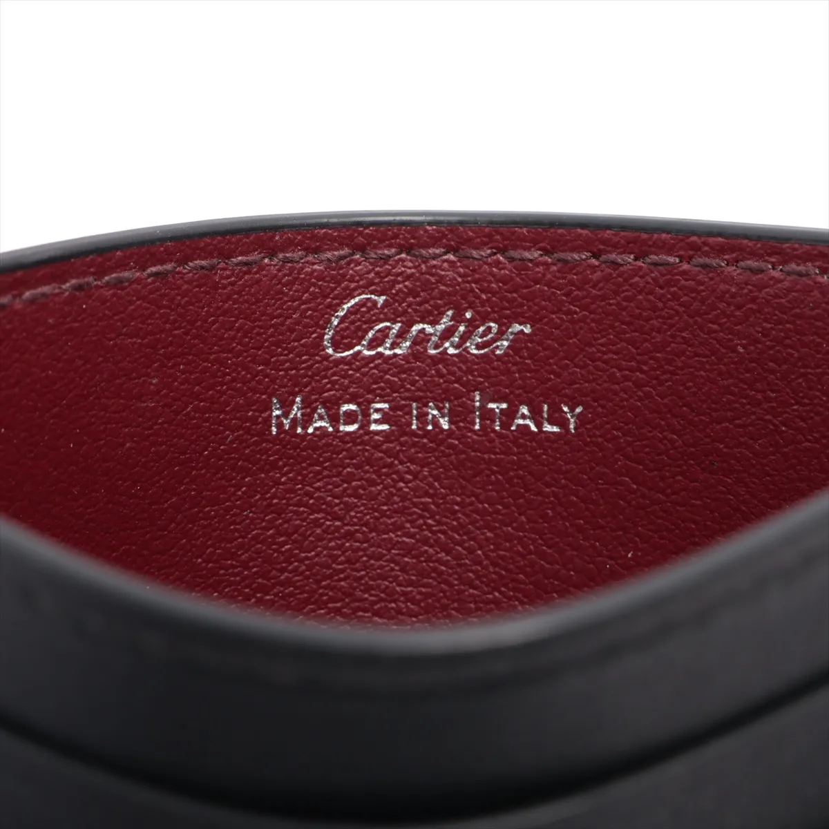 Must de Cartier Leather Card Case Black — view 4