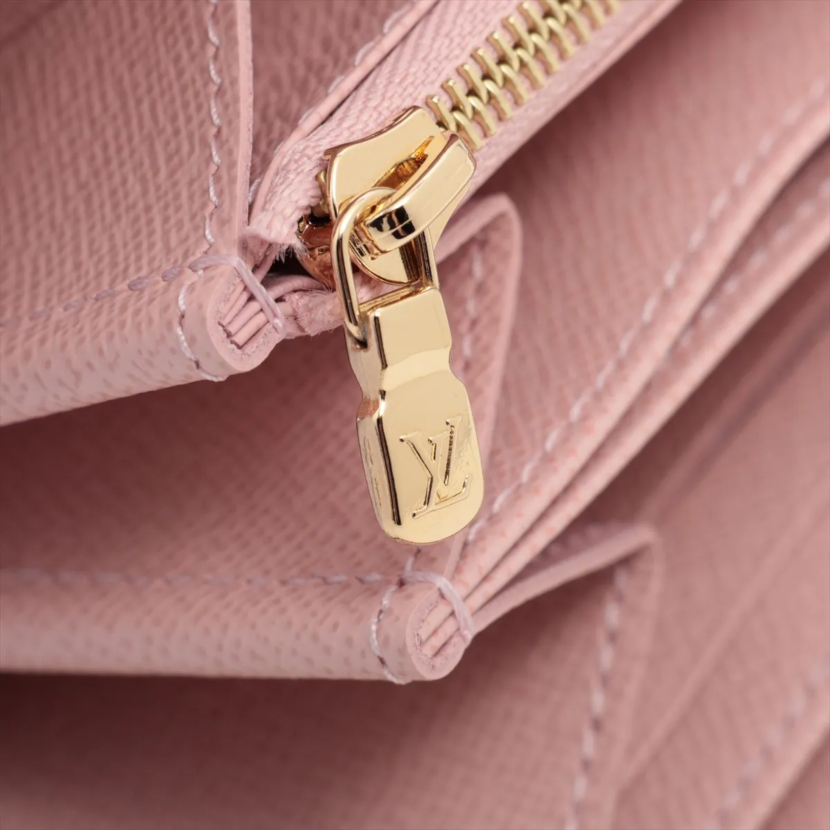 Monogram Zippy Wallet M41894 Rose Ballerine Round Zip Wallet (RFID detected) — view 12
