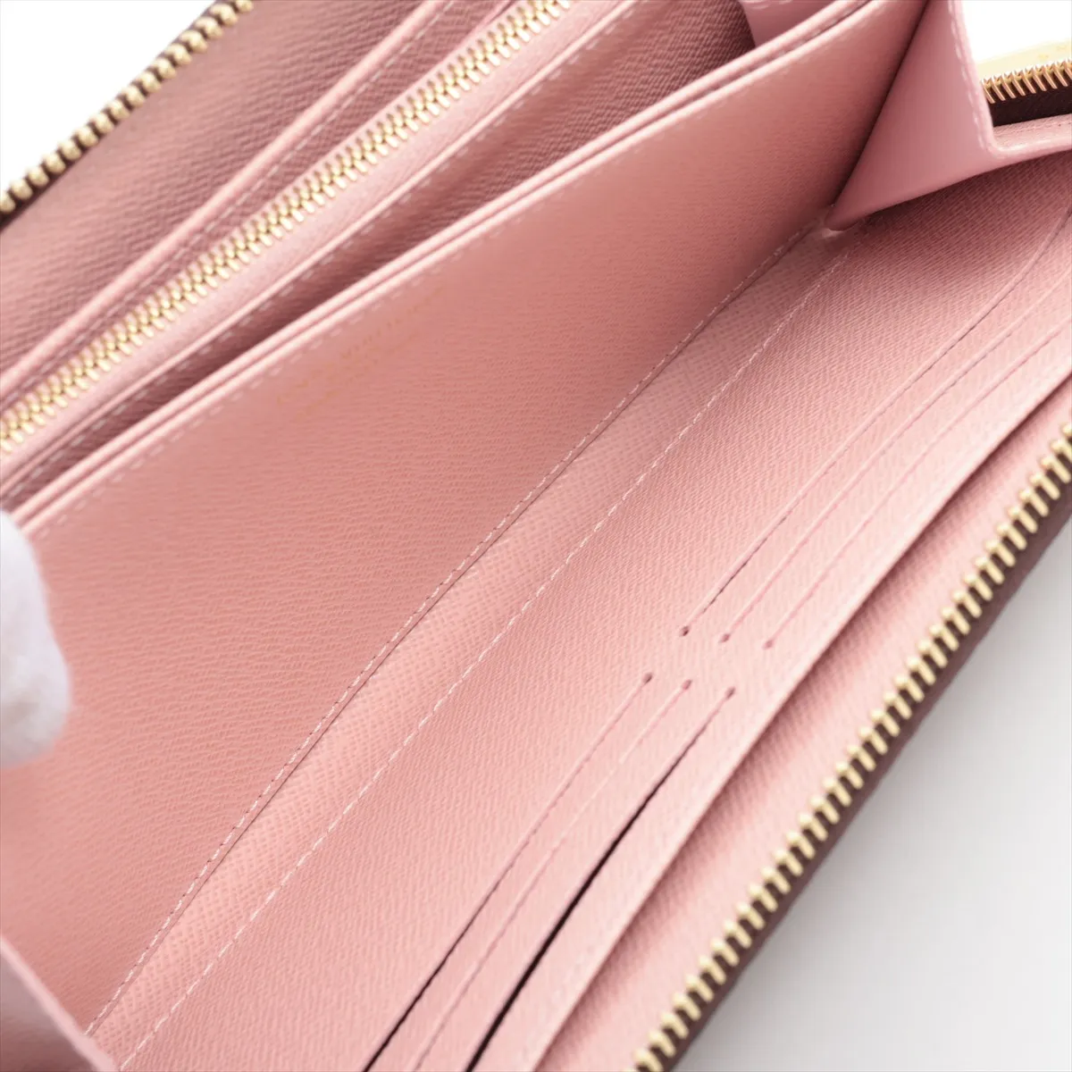 Monogram Zippy Wallet M41894 Rose Ballerine Round Zip Wallet (RFID detected) — view 8