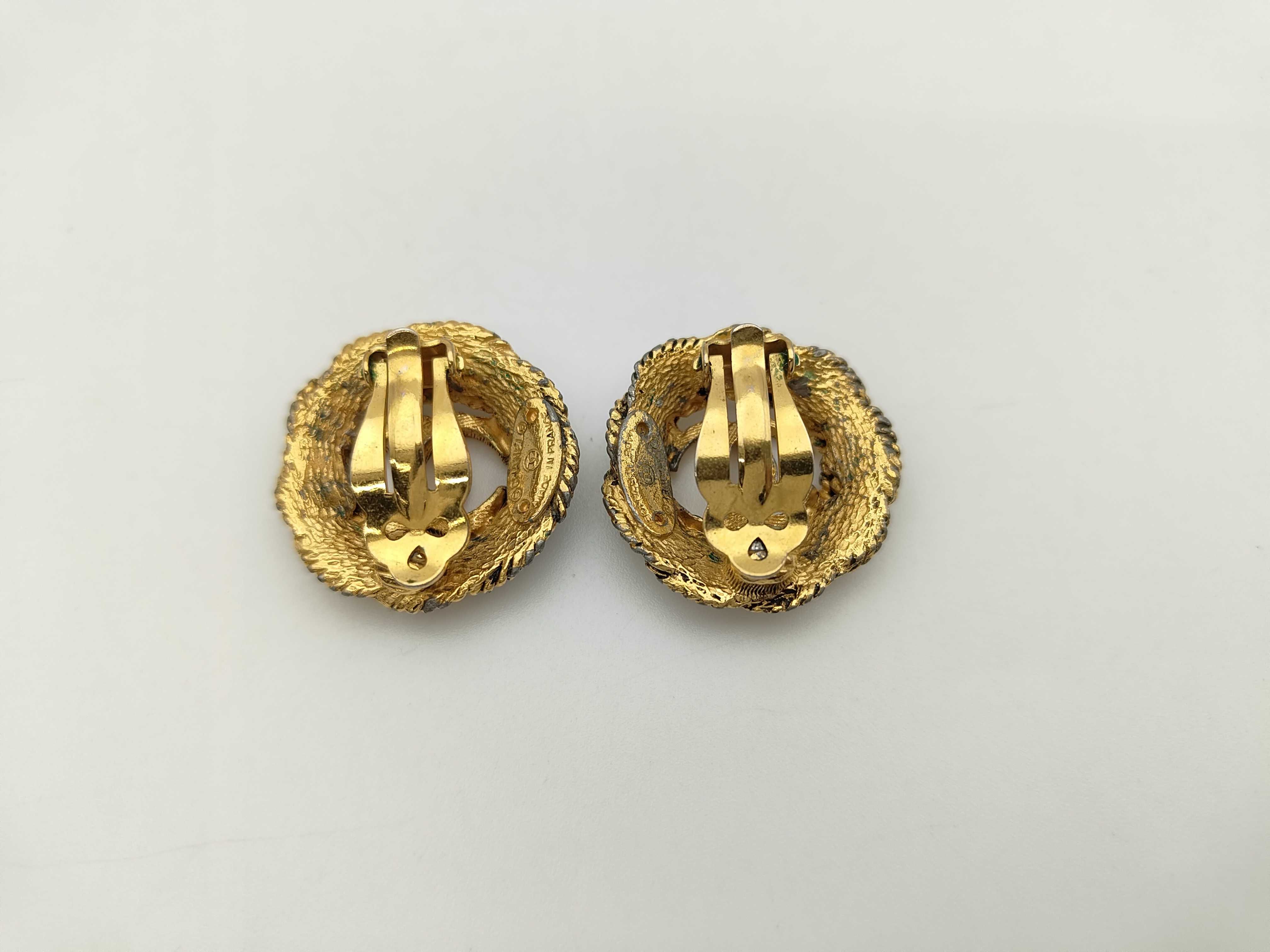 Coco/Twisted Rope/Round Earrings — view 2