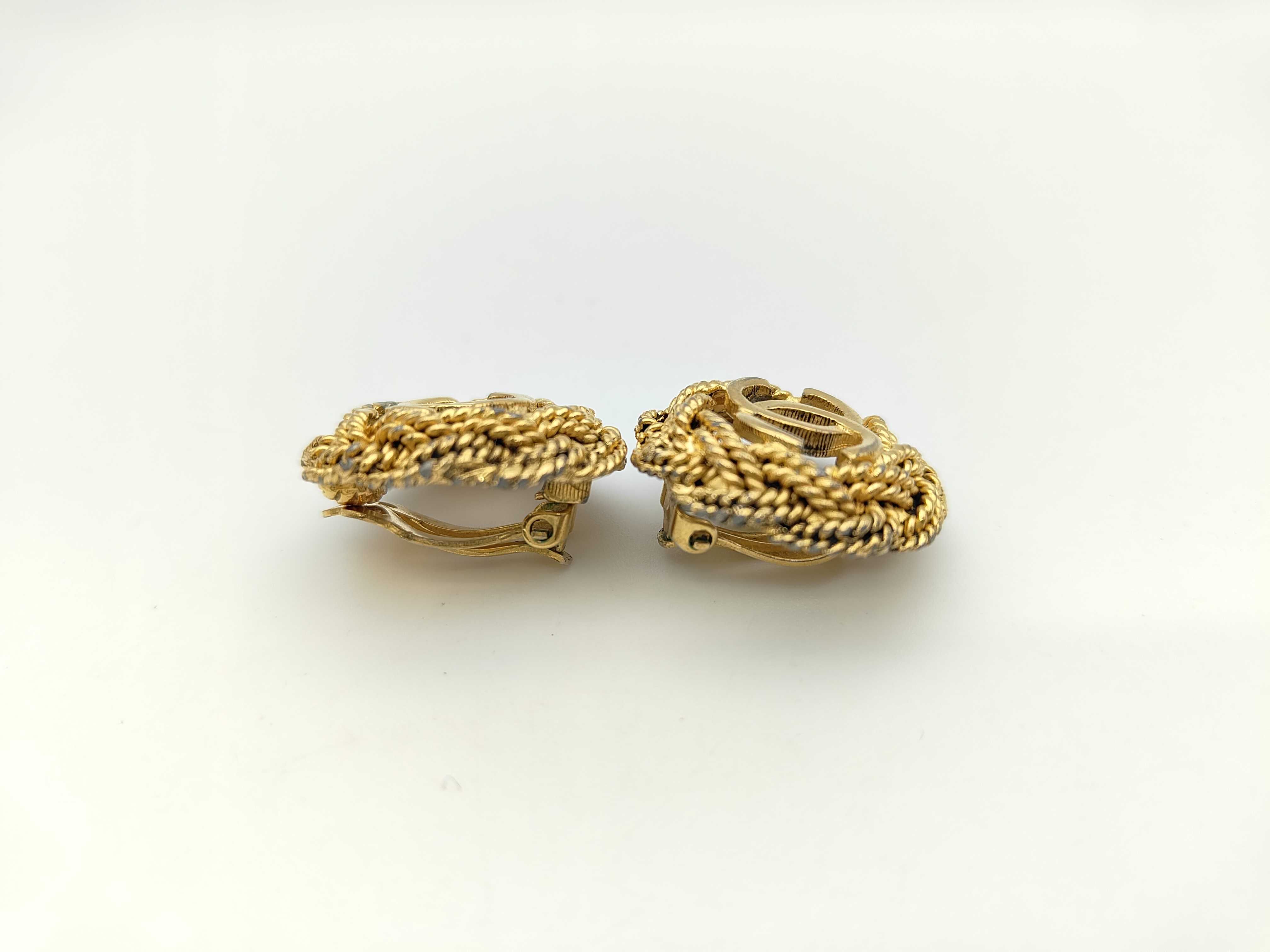Coco/Twisted Rope/Round Earrings — view 3