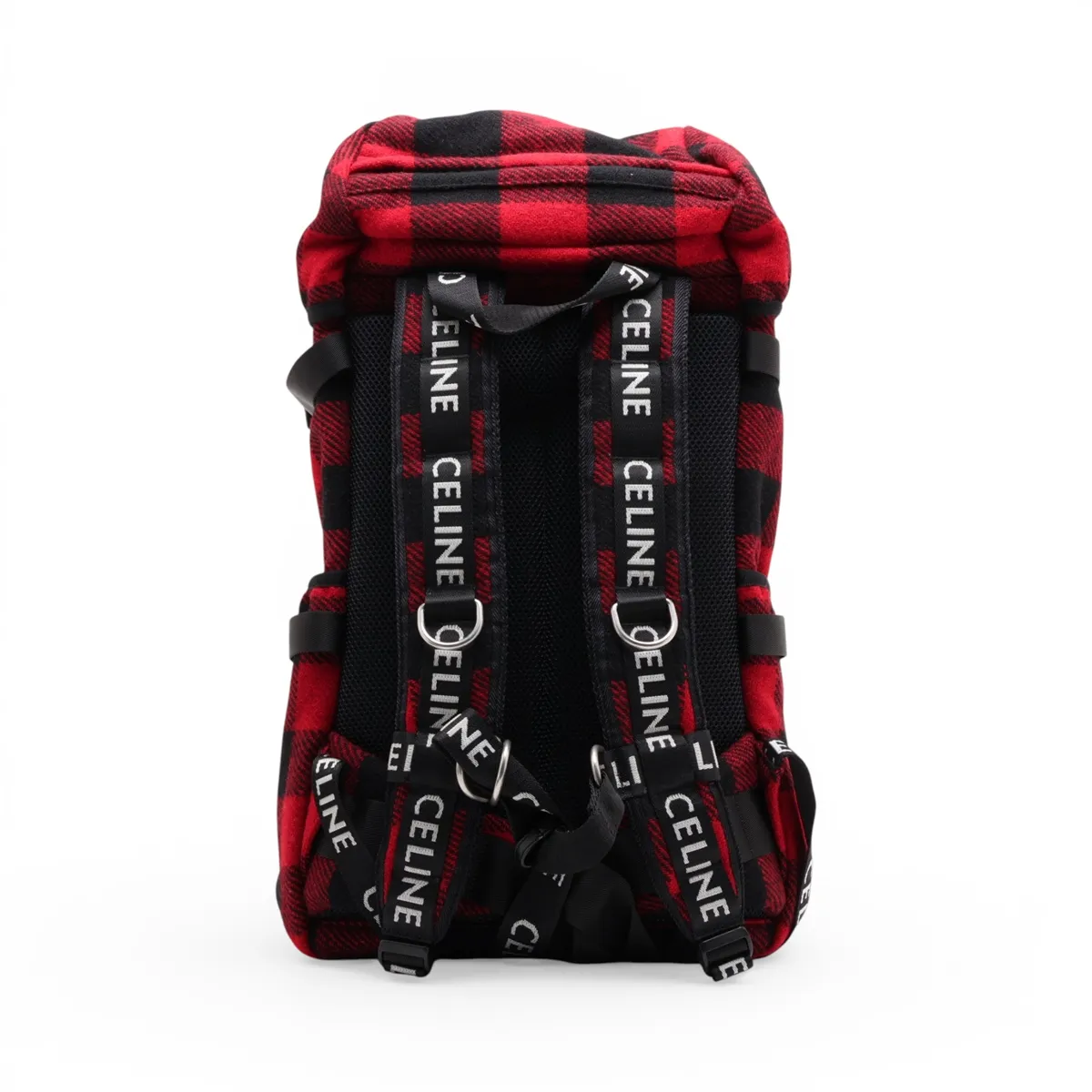 Trekking Backpack, Wool Backpack/Rucksack, Red x Black — view 2