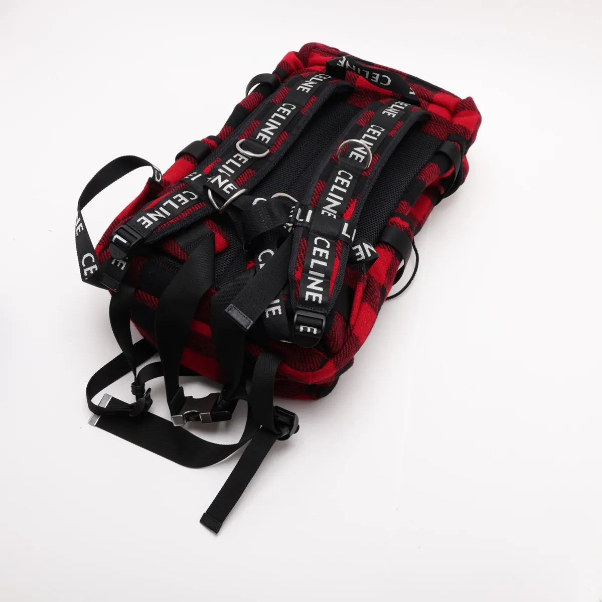 Trekking Backpack, Wool Backpack/Rucksack, Red x Black — view 5