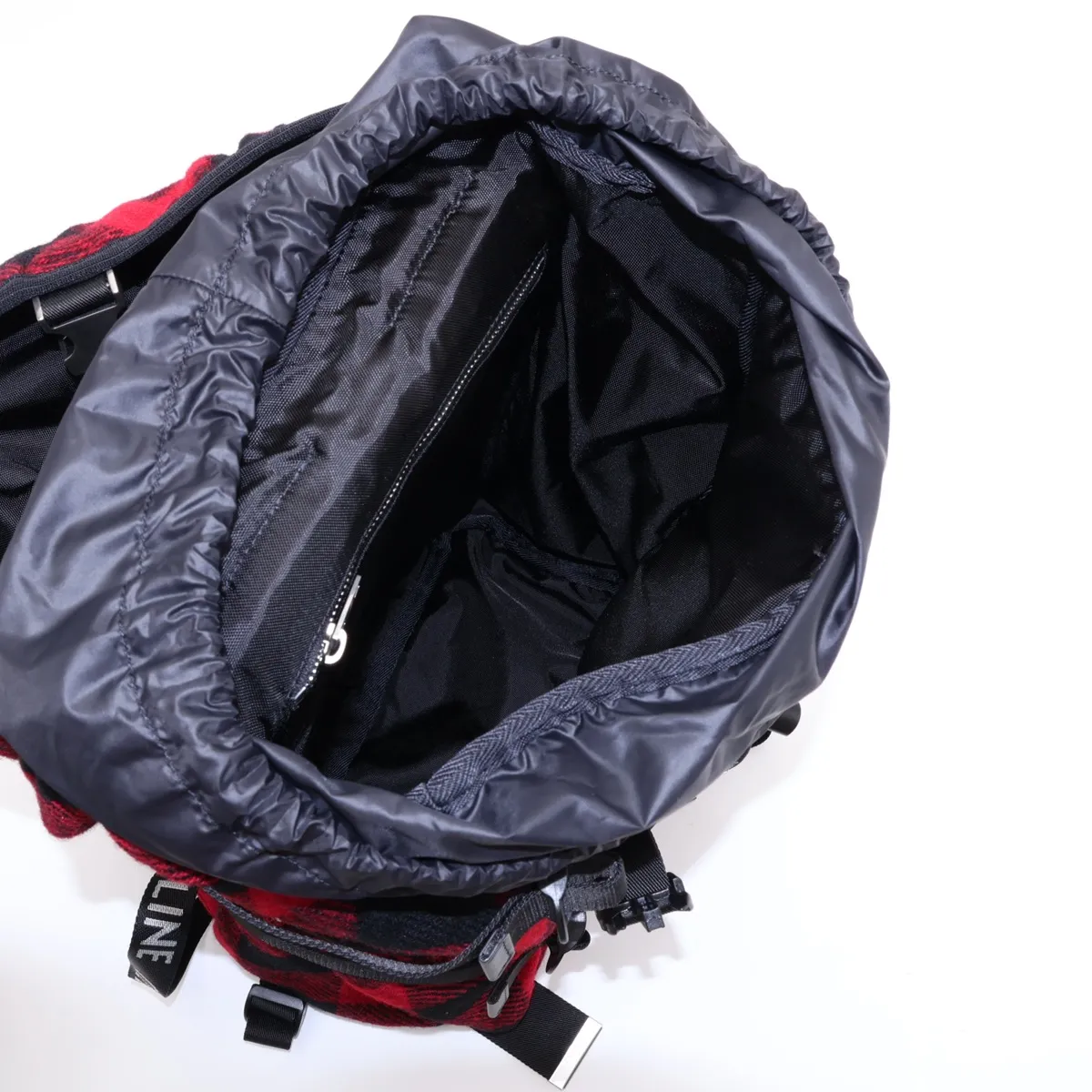 Trekking Backpack, Wool Backpack/Rucksack, Red x Black — view 7