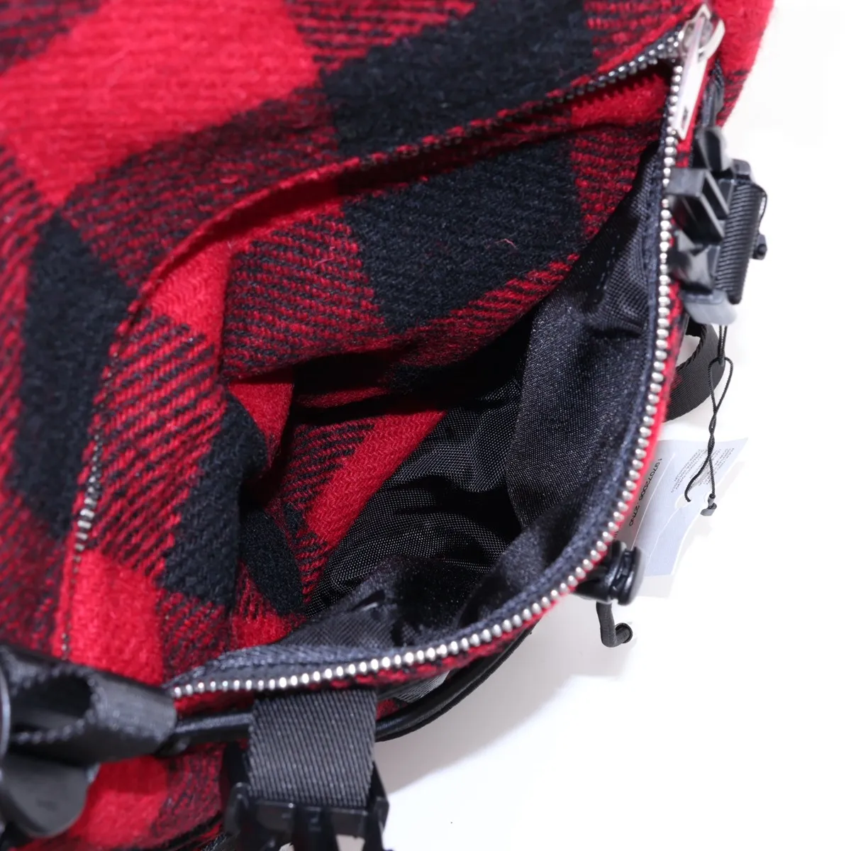 Trekking Backpack, Wool Backpack/Rucksack, Red x Black — view 10