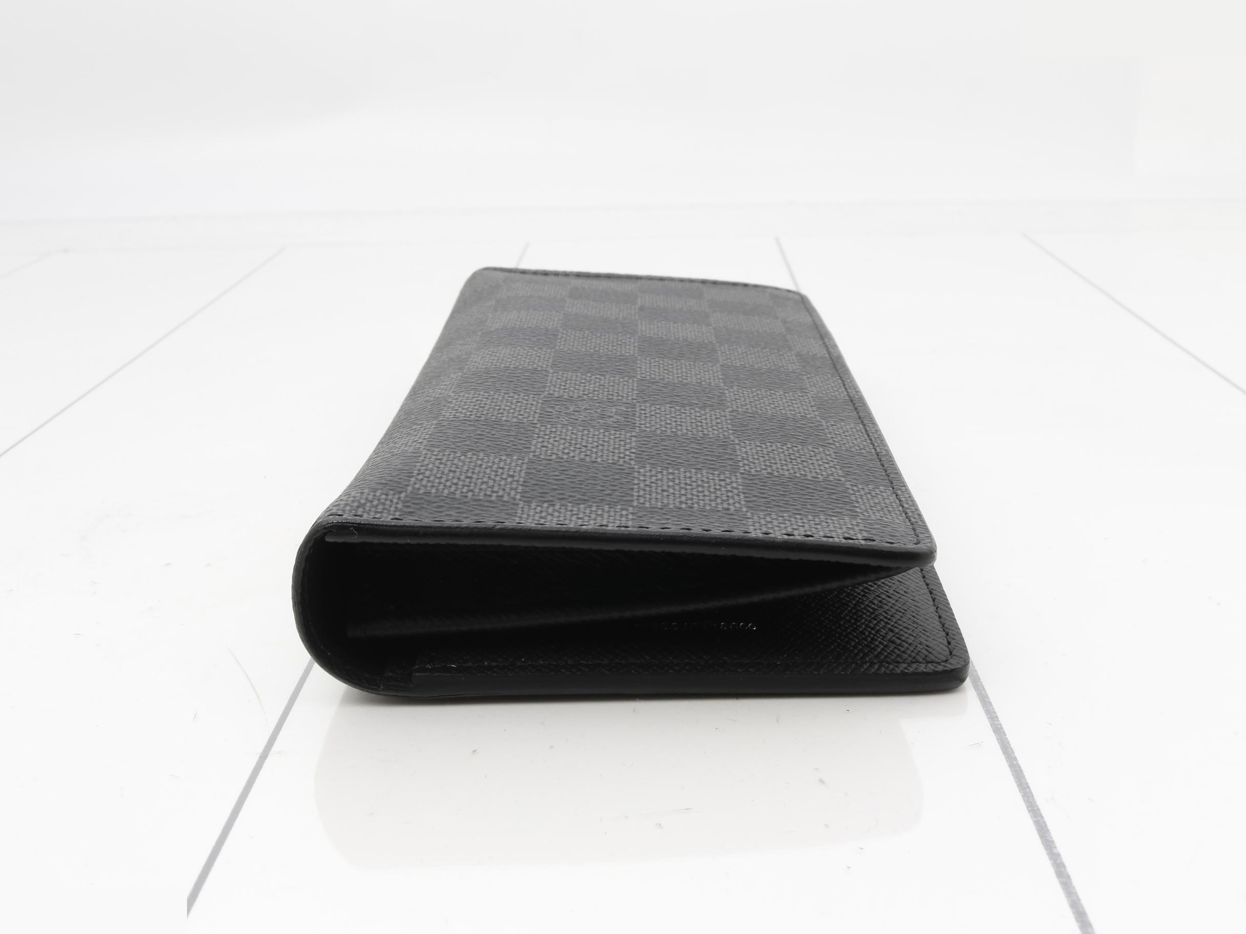 Portefeuille Brazza Damier Graphite — view 3