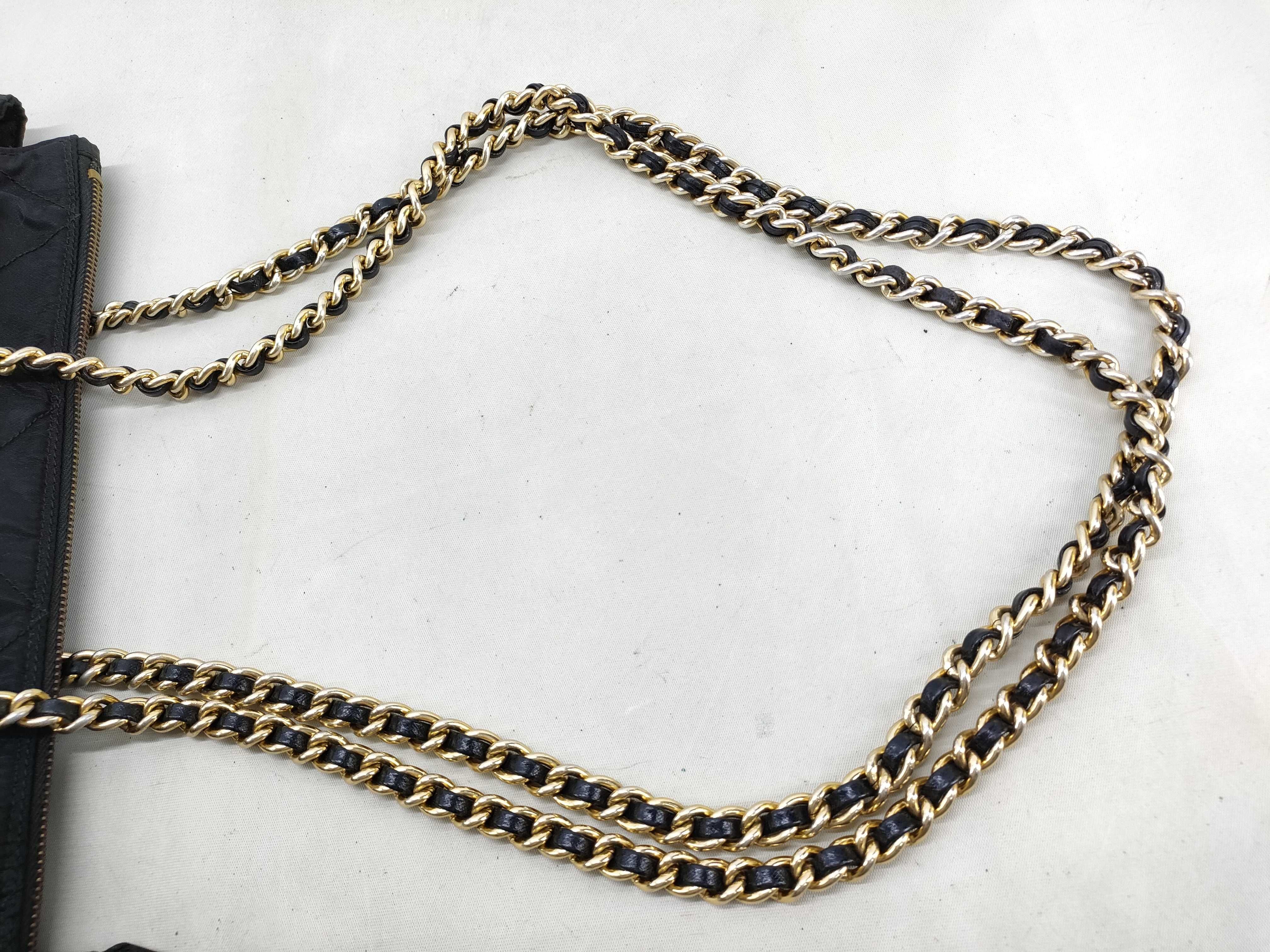 nylon chain shoulder bag. — view 5