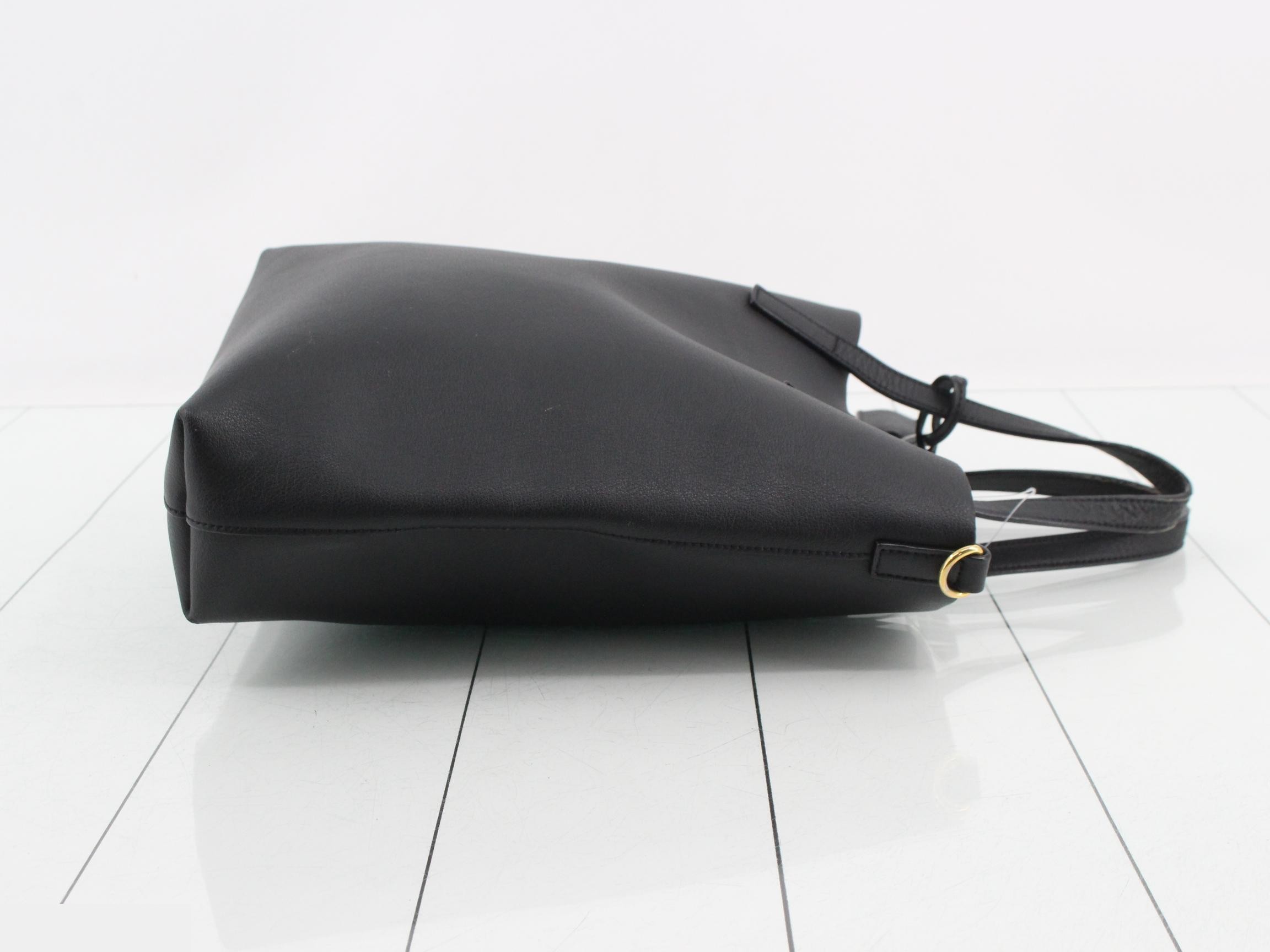 2-way bag, leather, black — view 3