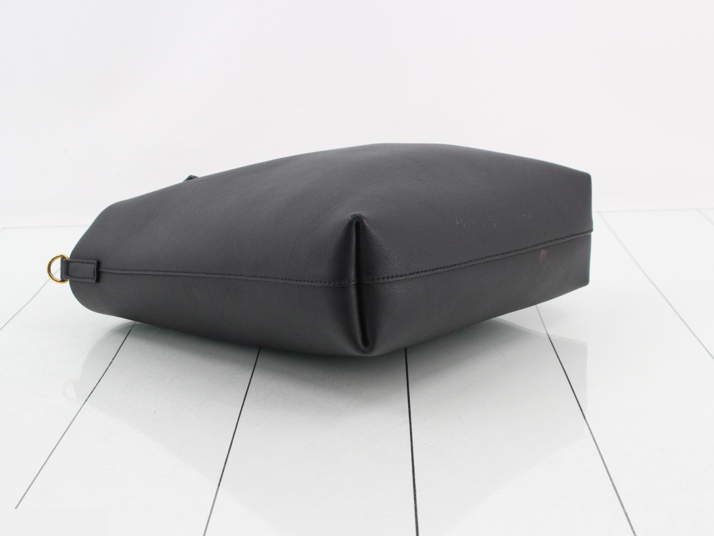 2-way bag, leather, black — view 5