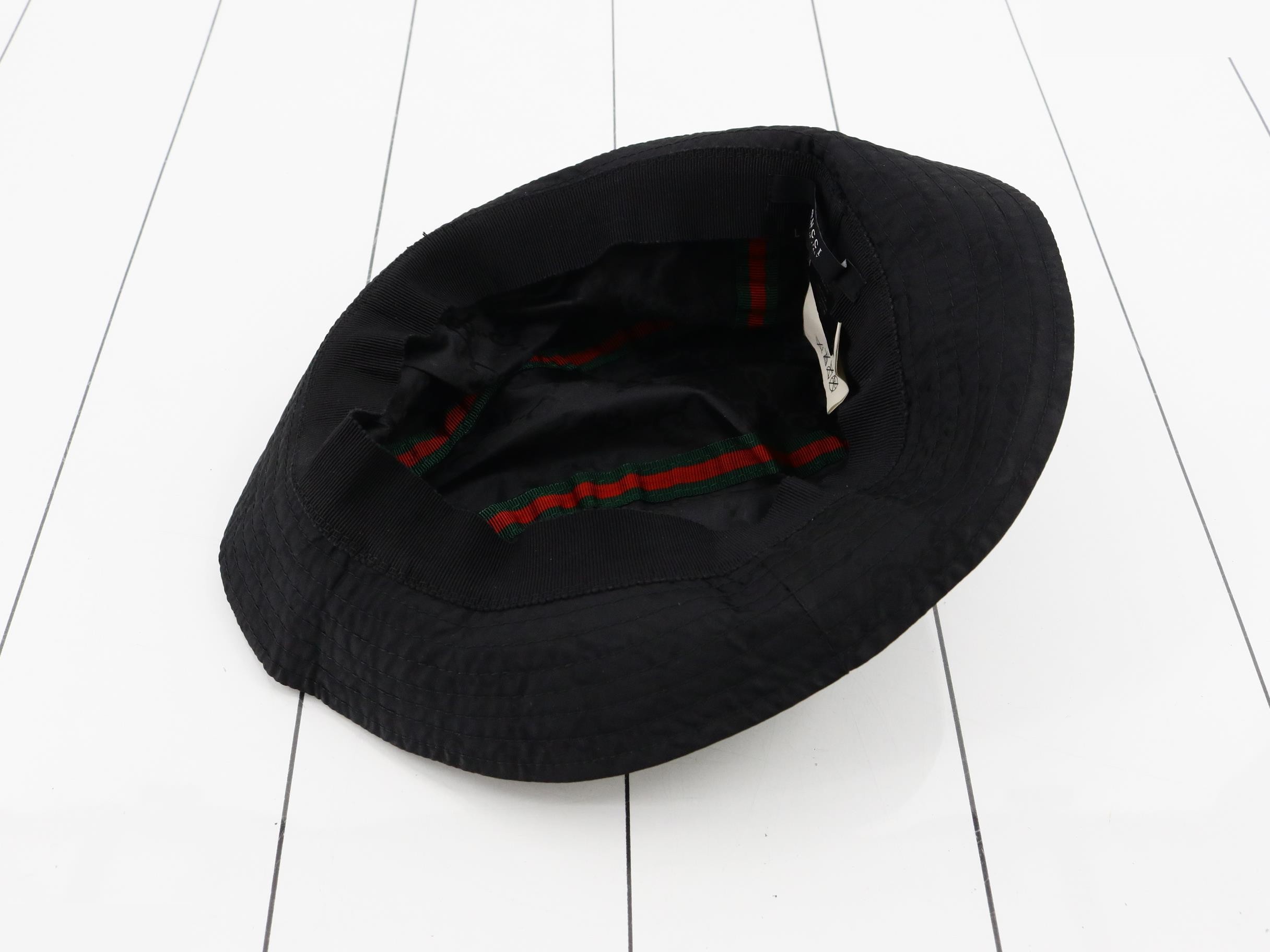 GG Nylon Hat, Black — view 3