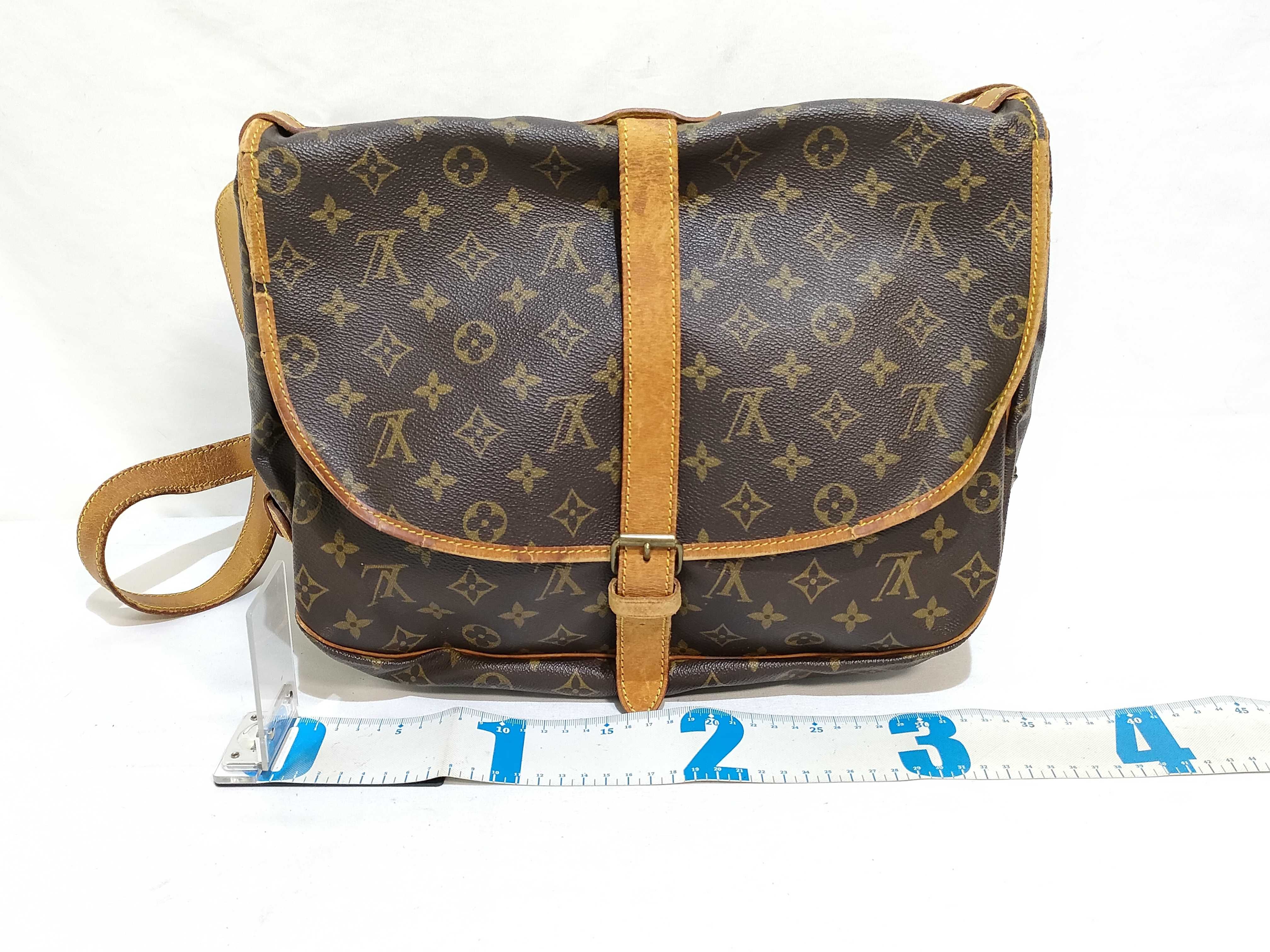 Monogram LV Saumur Shoulder Bag — view 2
