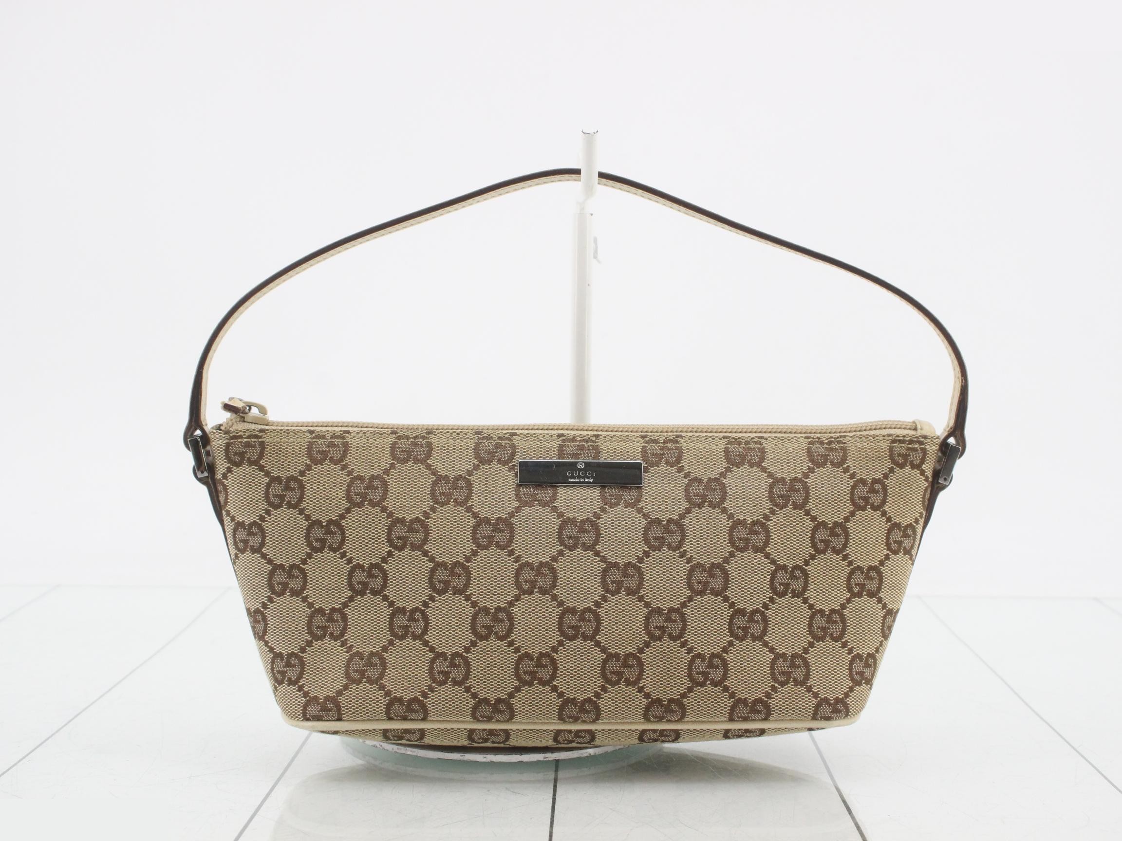 GG Canvas Accessory Pouch 07198