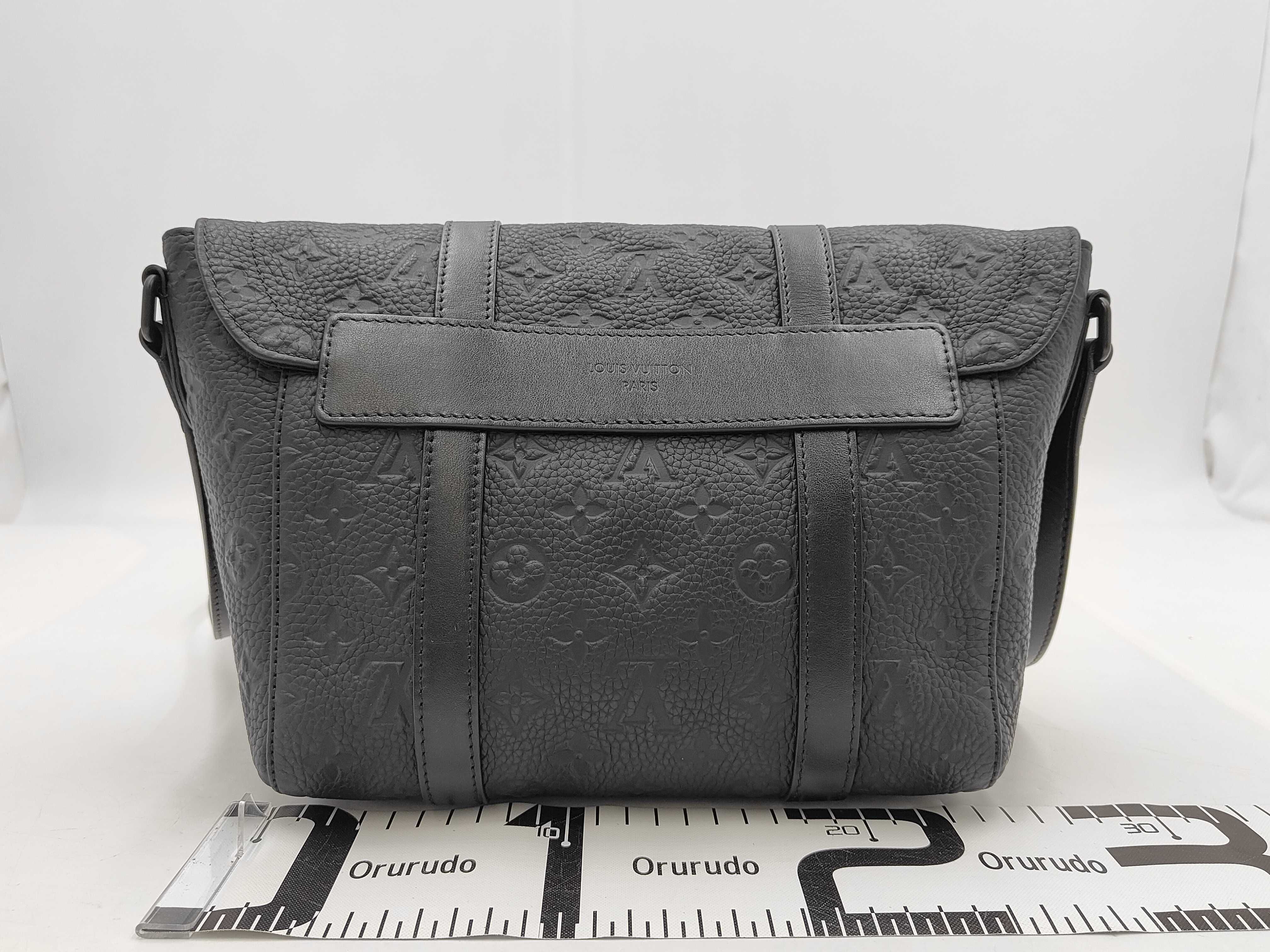 Christopher Messenger M28324 Taurillon Monogram Shoulder Bag — view 2