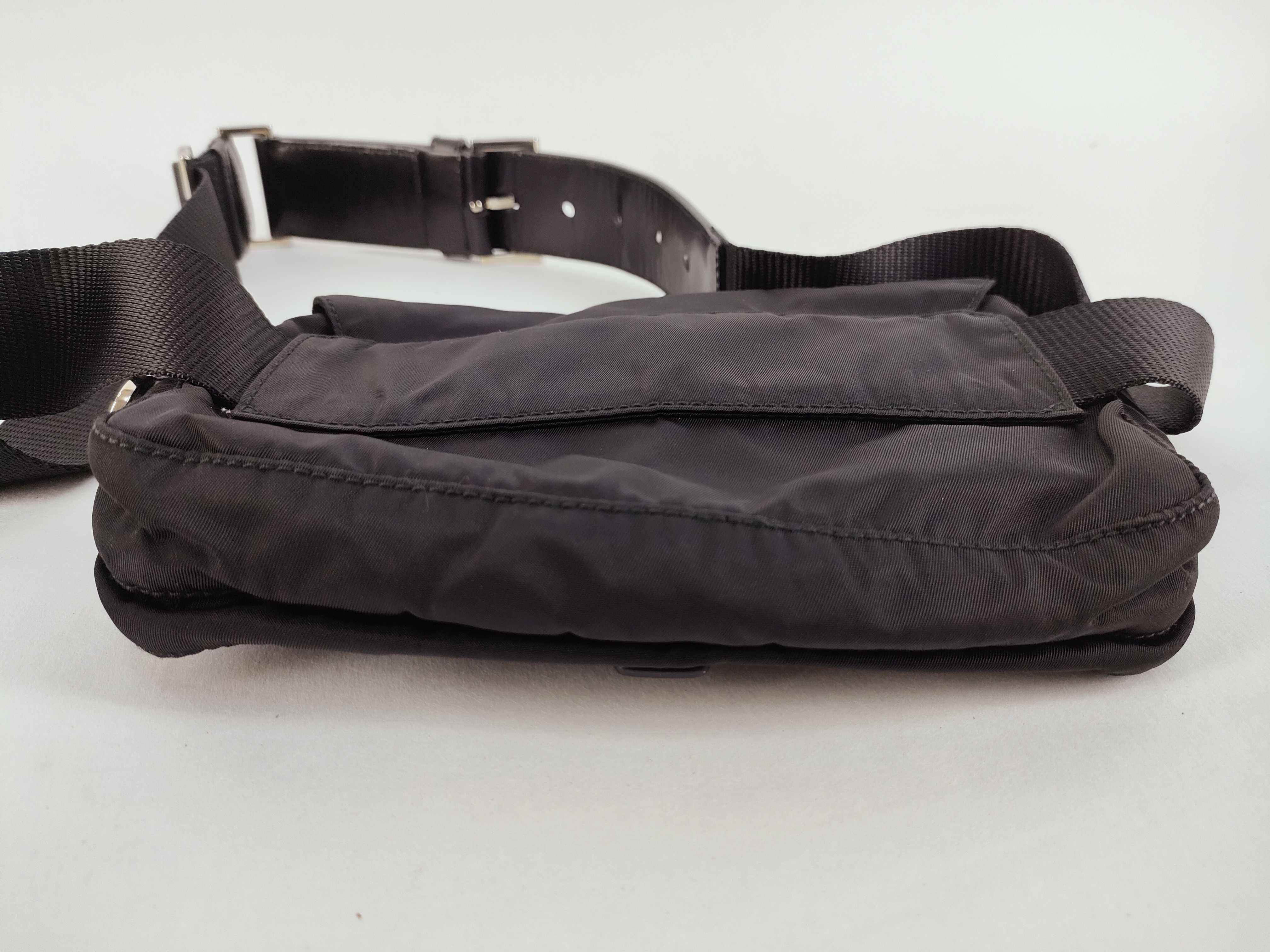Nylon Prada Waist Bag Body Bag Shoulder Bag Triangle Logo Shoulder Bag — view 7