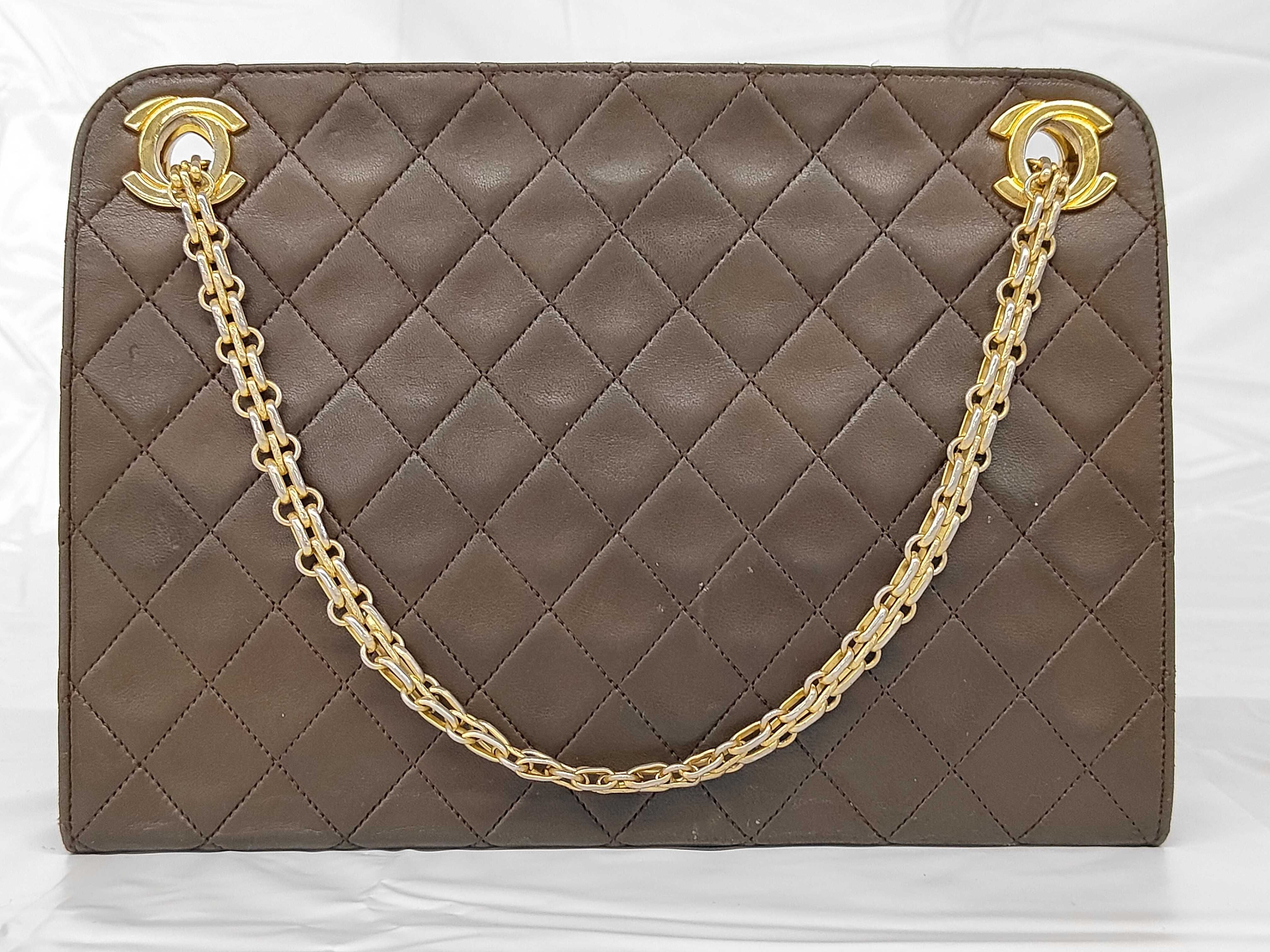 Lambskin Matelassé Chain Shoulder Bag (Vintage)