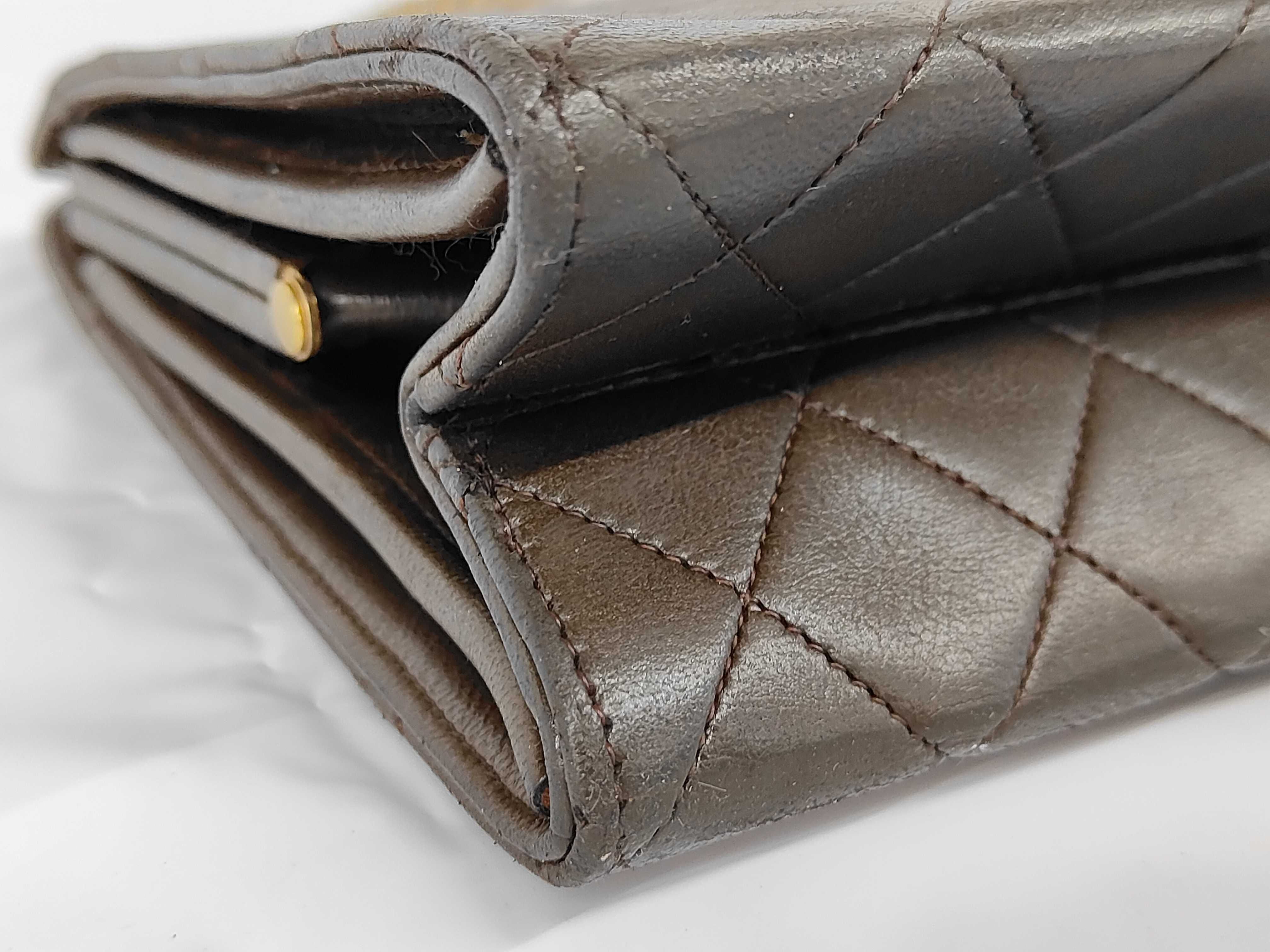 Lambskin Matelassé Chain Shoulder Bag (Vintage) — view 6