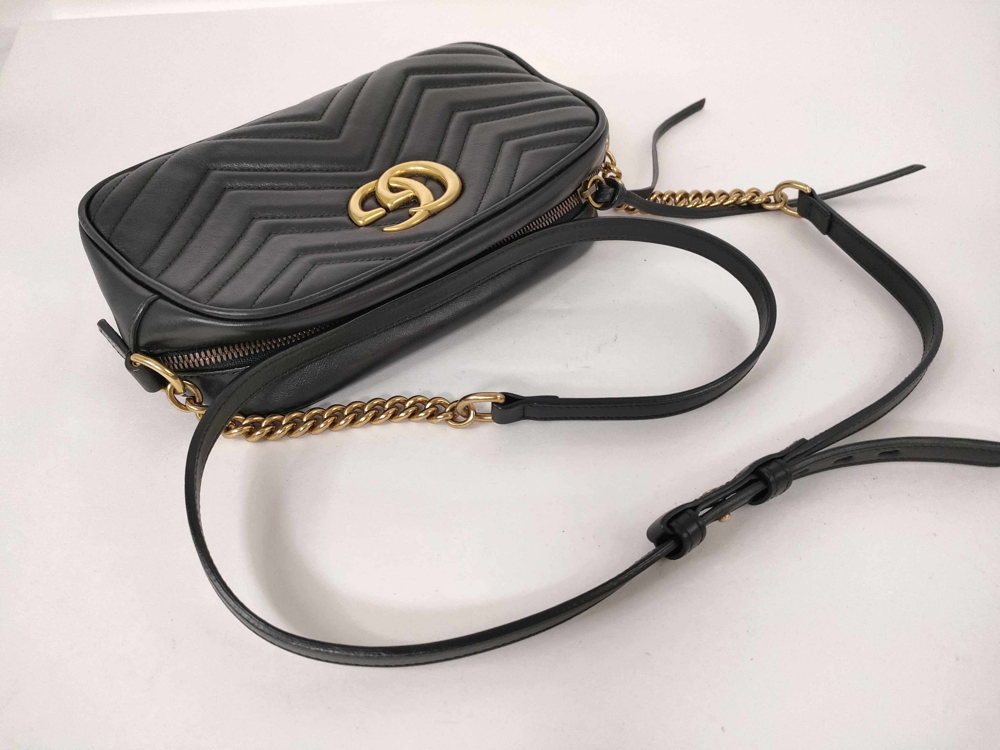 GG Marmont Quilted Camera Bag Shoulder Bag — view 3