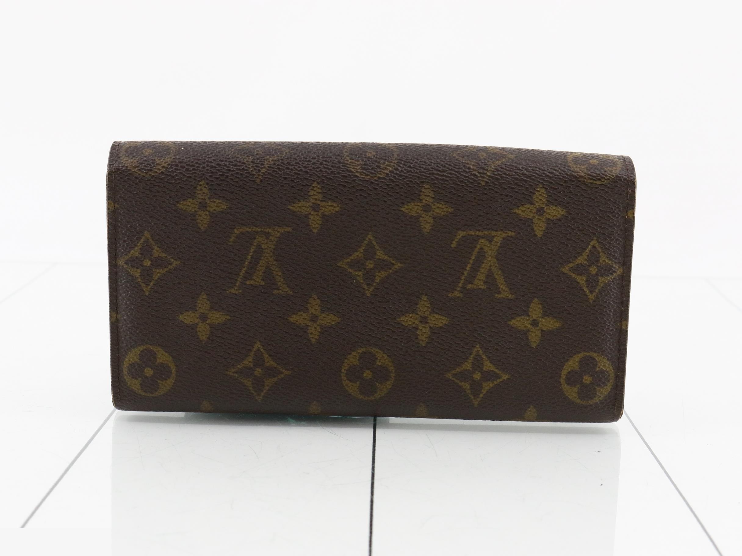 Monogram Portefeuille Sarah (older model) long wallet — view 2