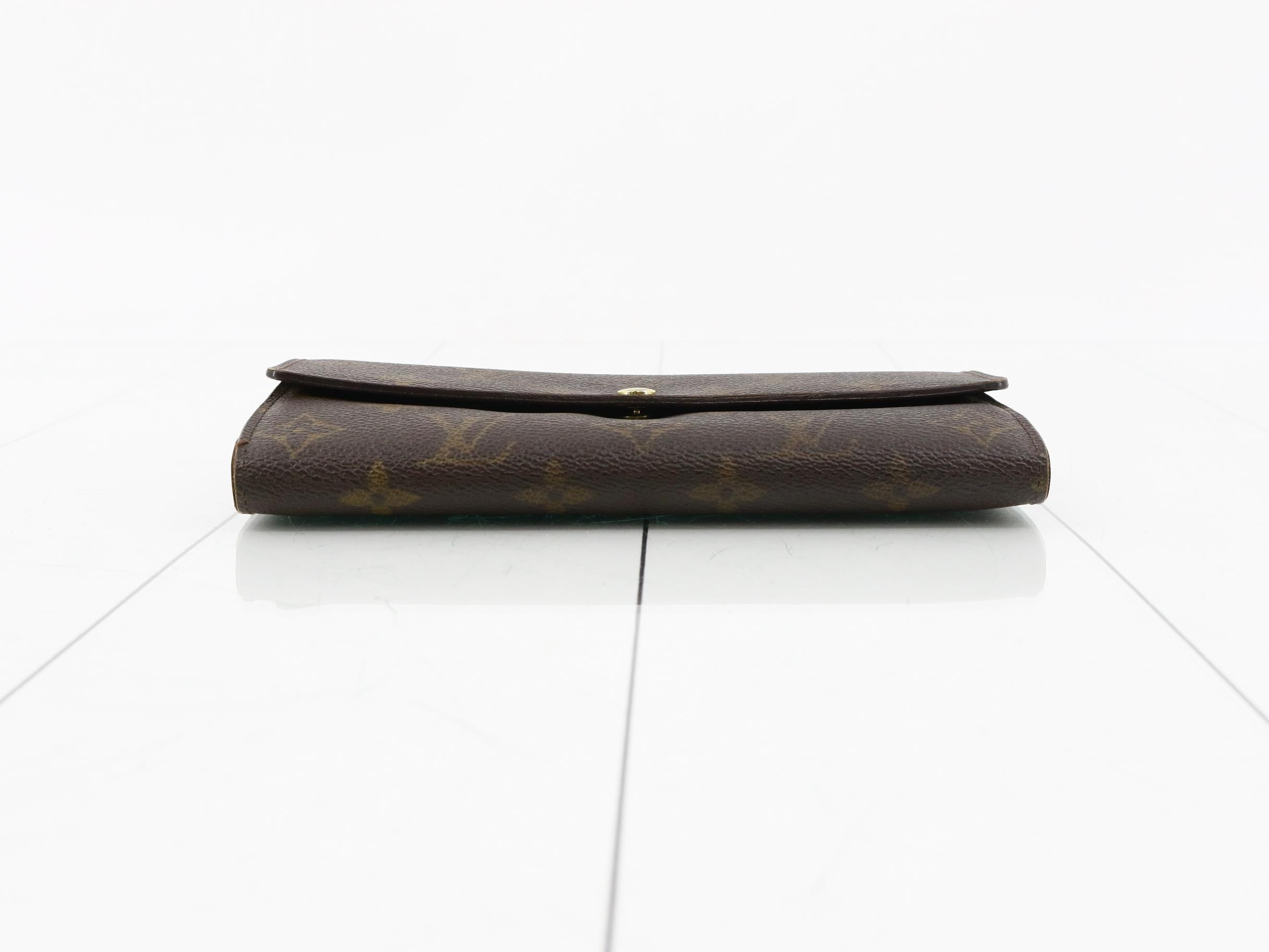 Monogram Portefeuille Sarah (older model) long wallet — view 3