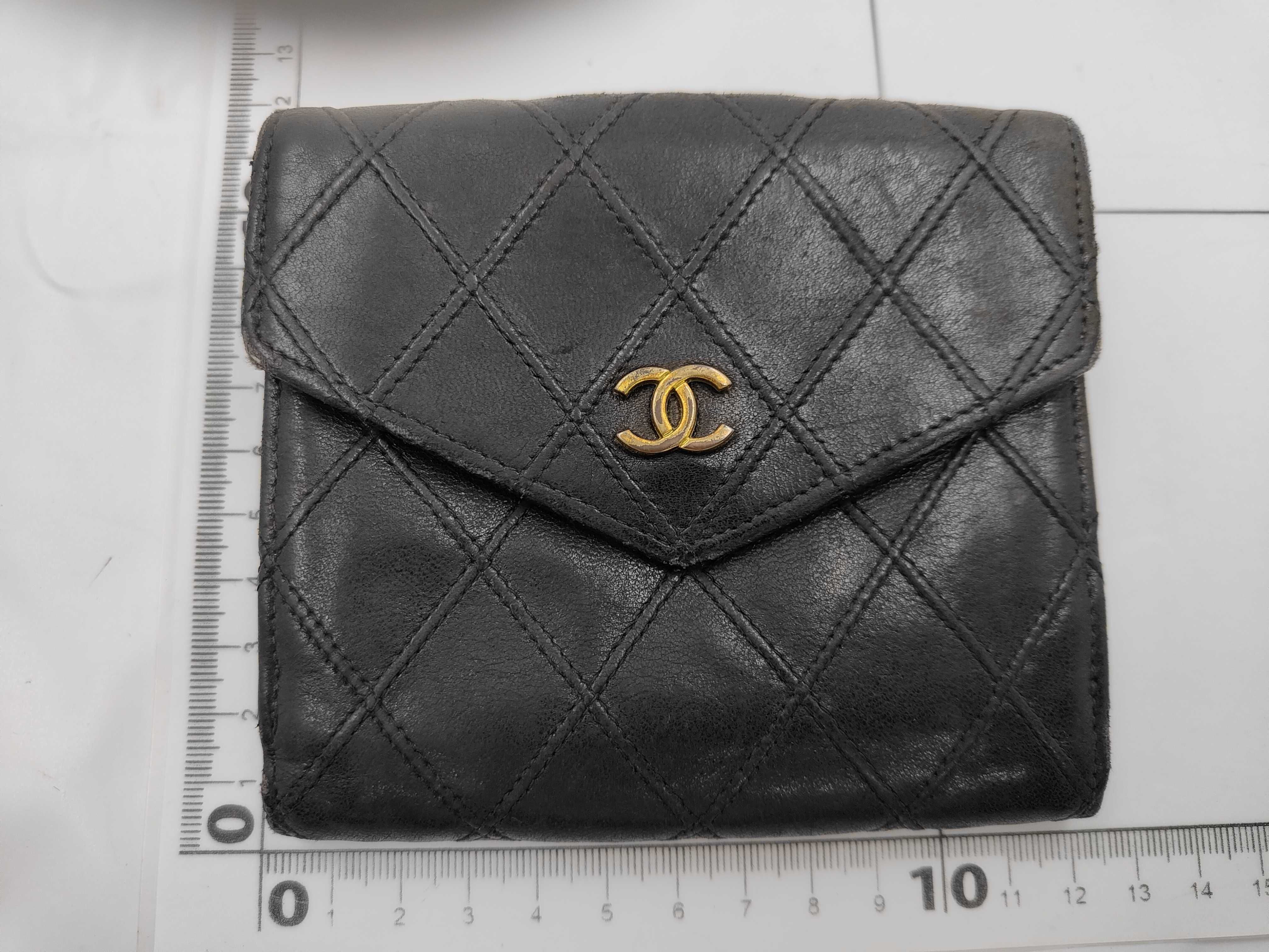 Double-Sided Genuine Leather Black Bi-fold Wallet — view 2