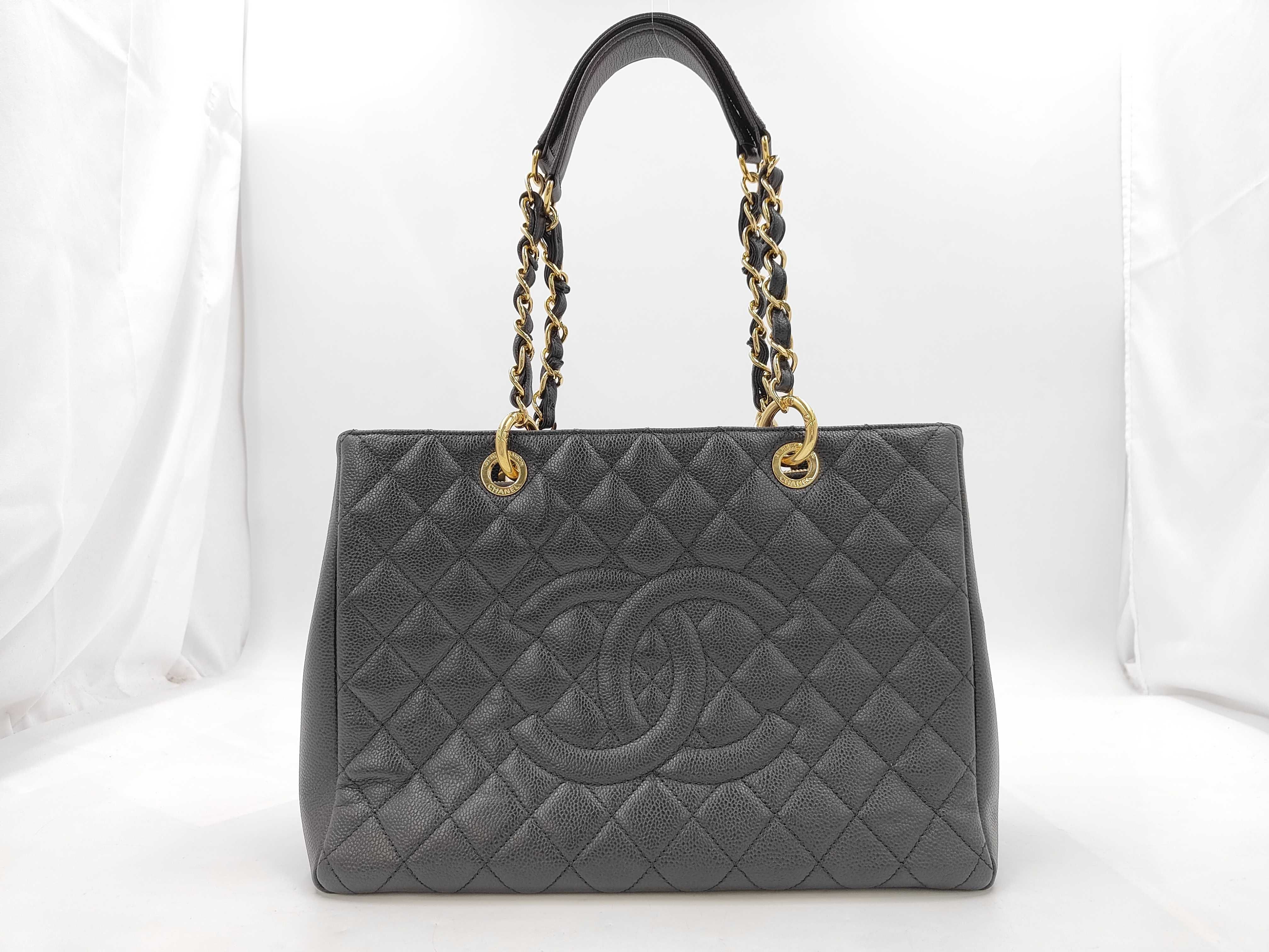 Caviar Skin GST Chain Tote Bag (Serial Number 17)