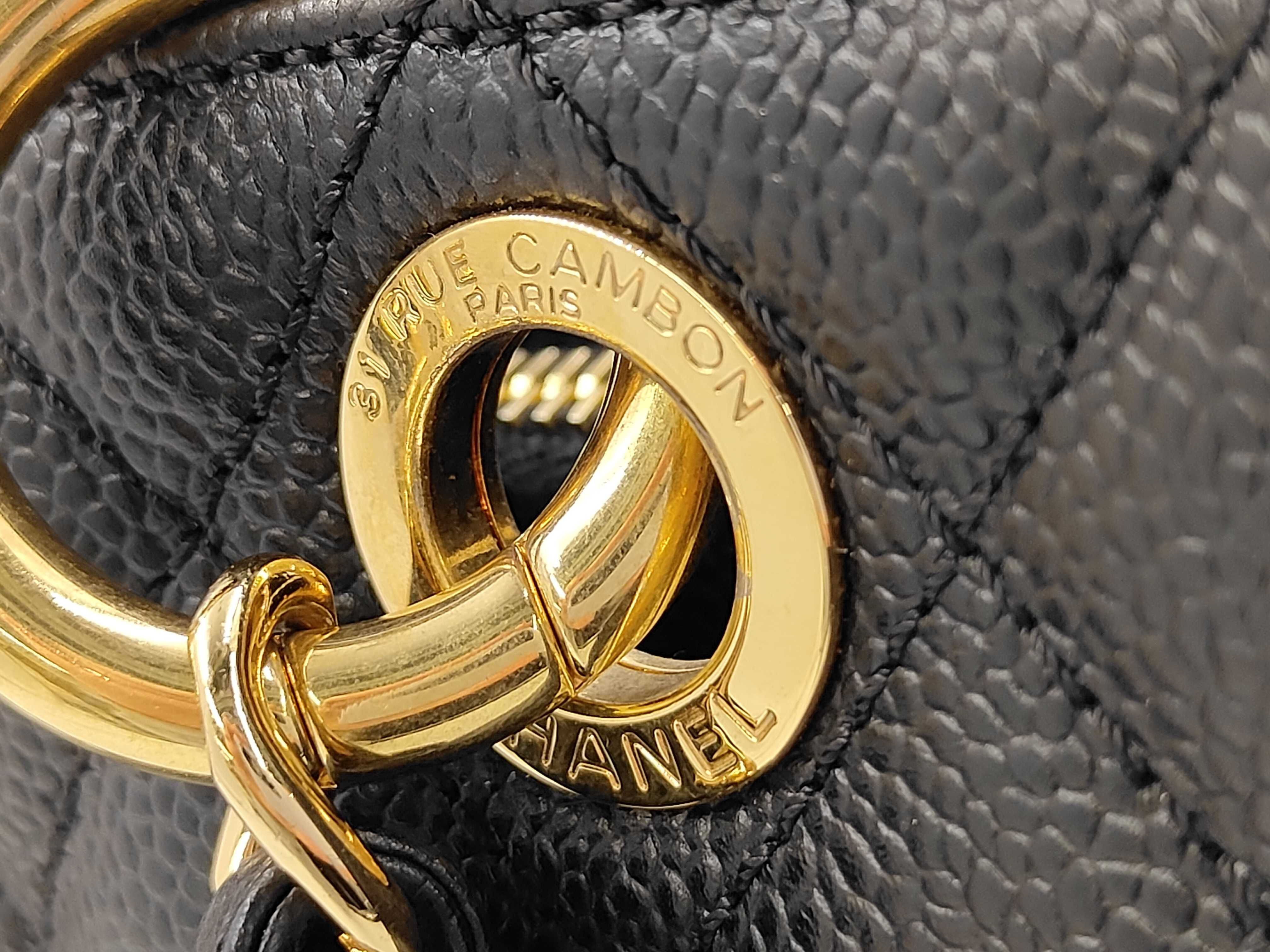 Caviar Skin GST Chain Tote Bag (Serial Number 17) — view 7