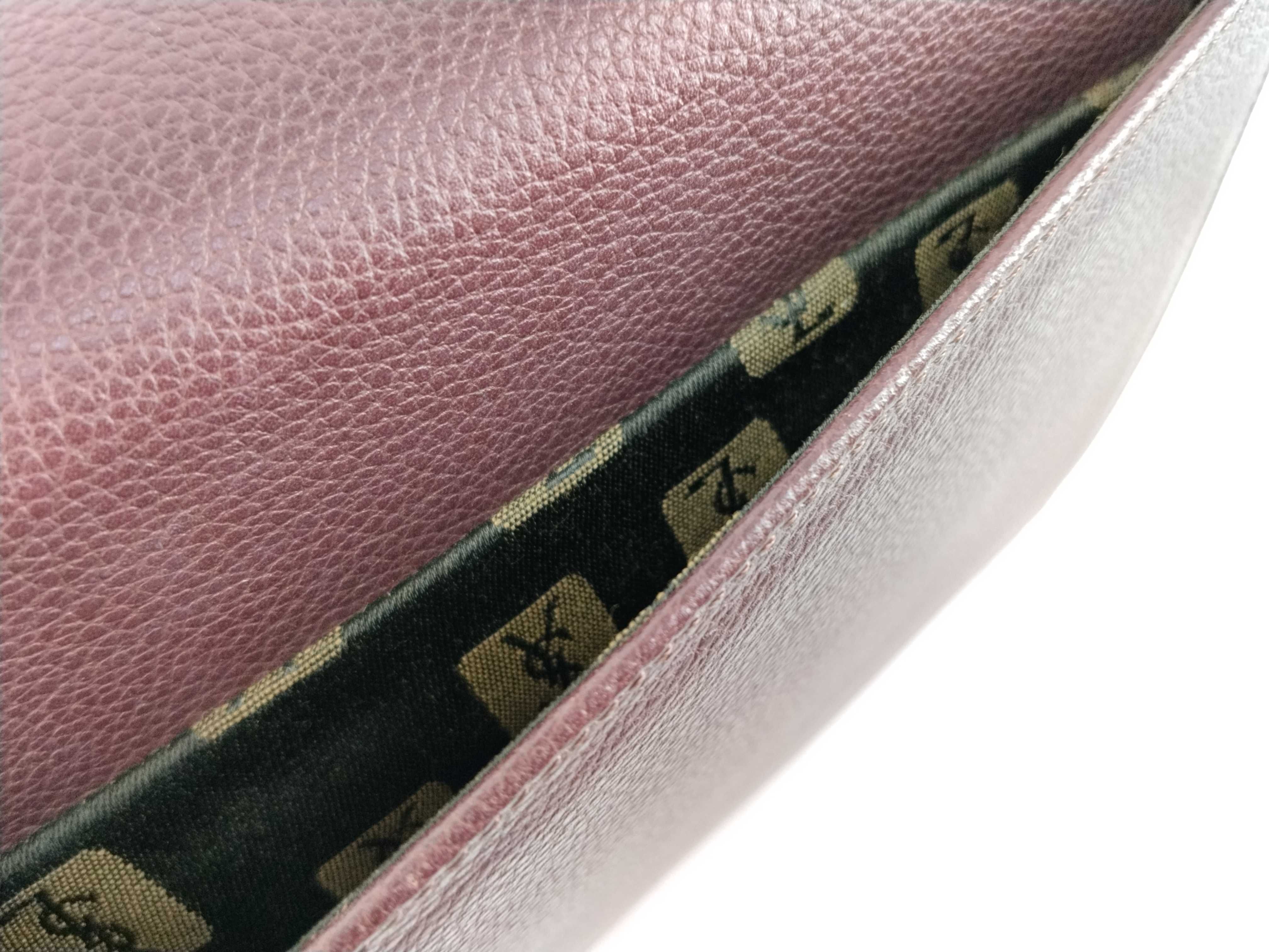 Leather Diamond Cut Handbag — view 15