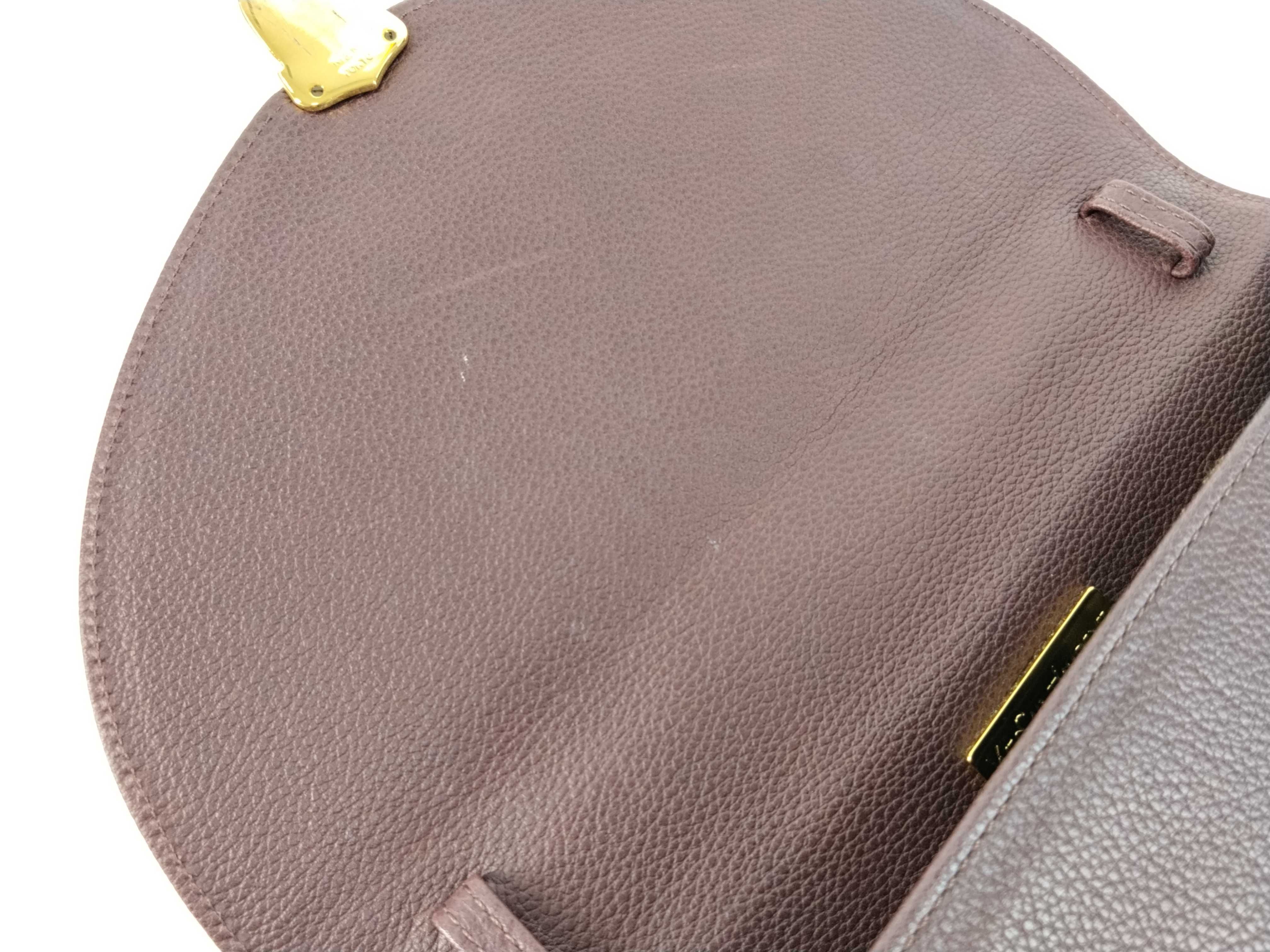Leather Diamond Cut Handbag — view 9