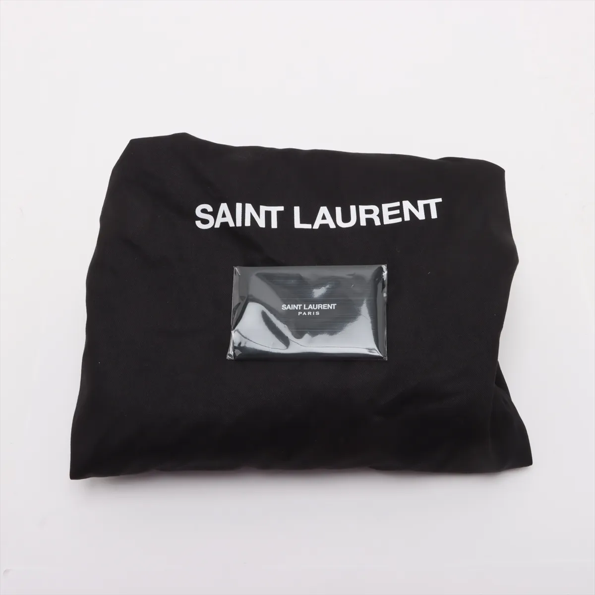 Cotton x Leather Tote Bag Black — view 10