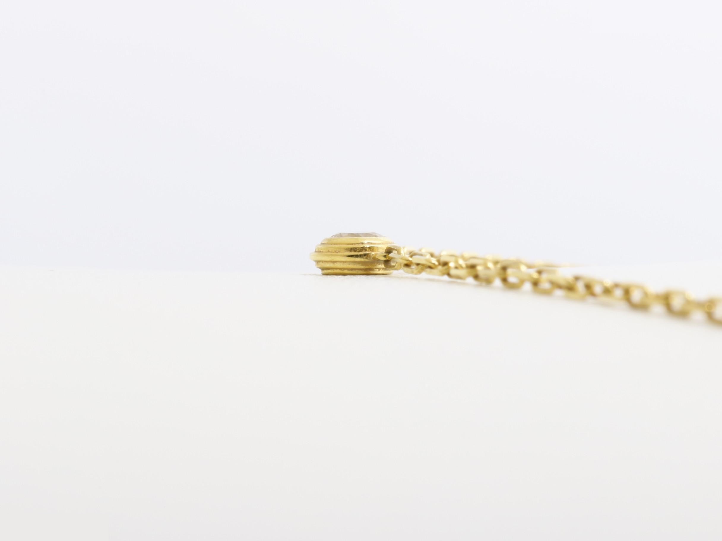 Damour SM 750YG 2.8G Diamond Necklace 40cm — view 4