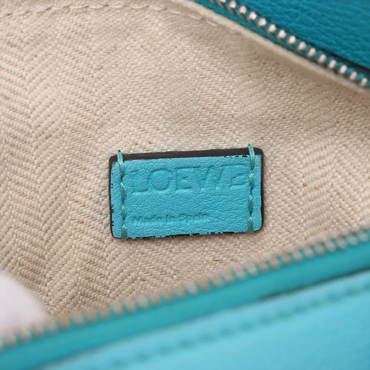 Mini Puzzle Bag Leather 2WAY Handbag Blue — view 9