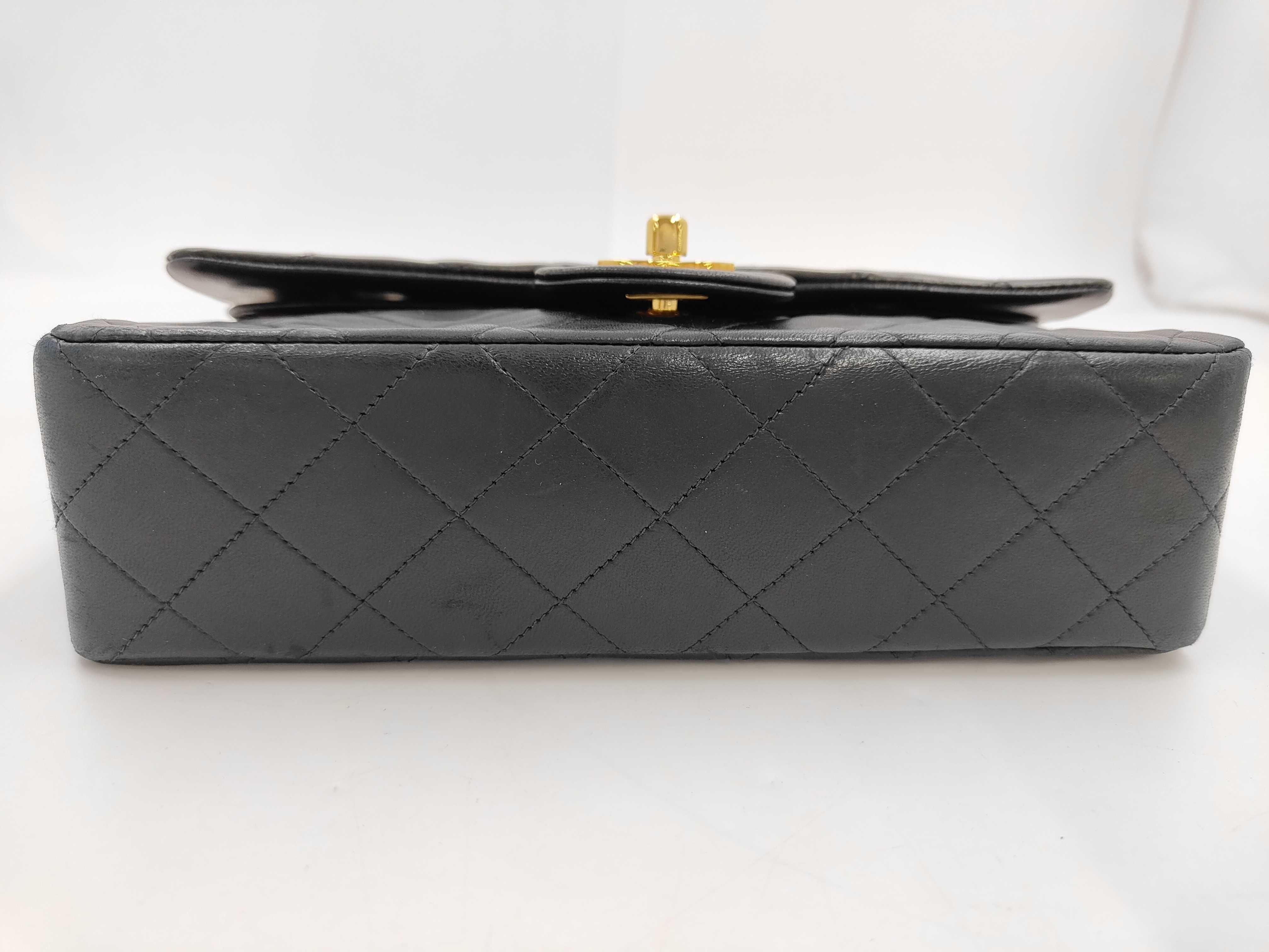 Matelassé 23 Double Flap Double Chain Lambskin Shoulder Bag — view 6