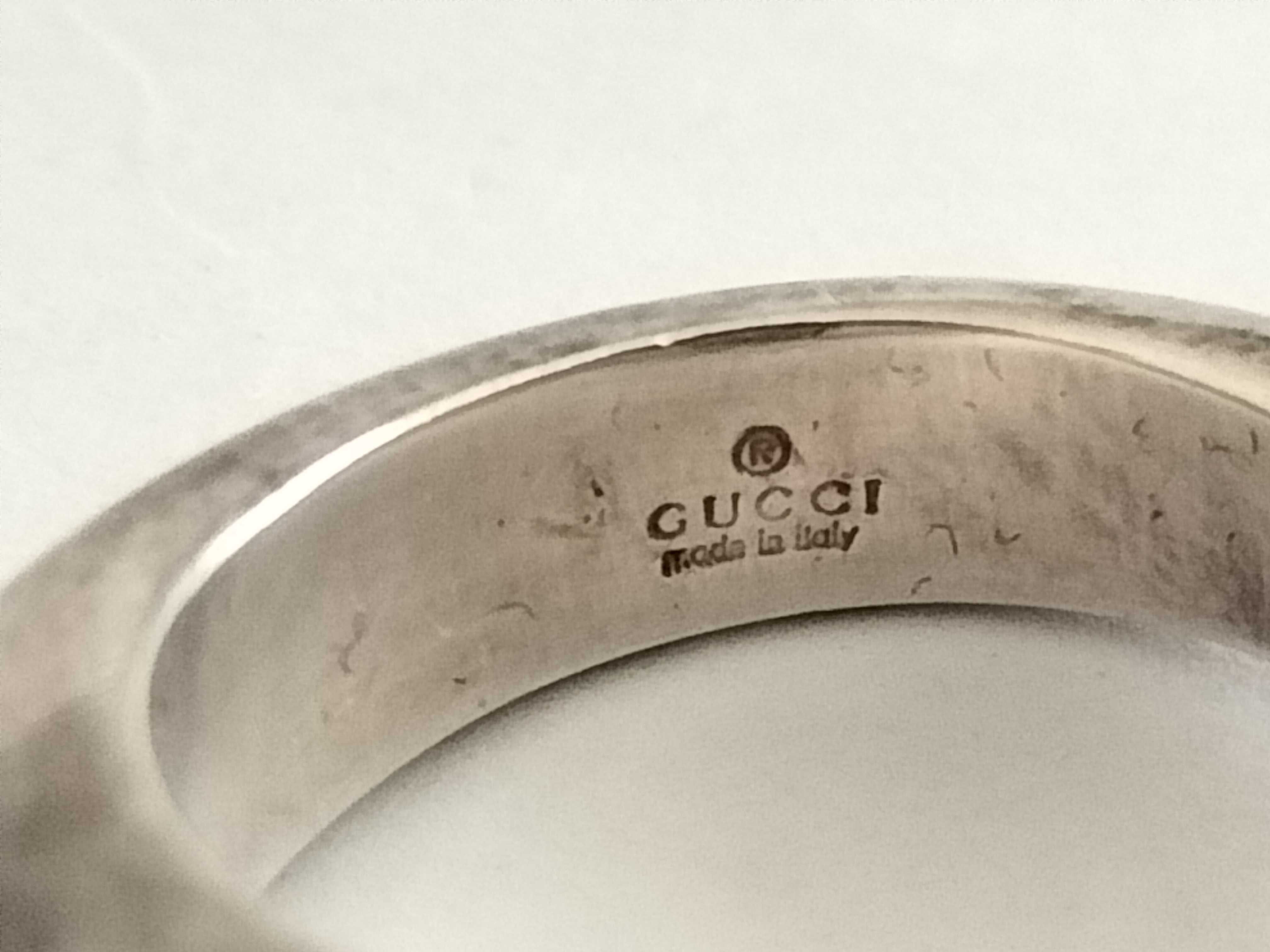 Silver 925 Twisted G Ring with Blue Topaz Ring — view 3