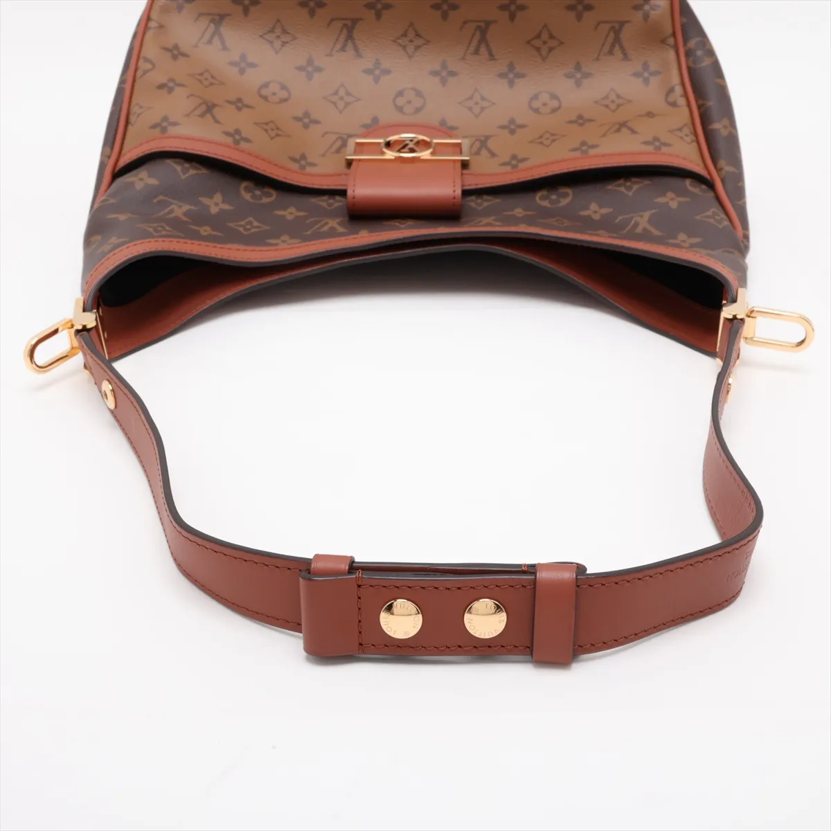 Monogram Reverse Hobo Tauphine MM M45195 DU2270 Brown (RFID detected) — view 5