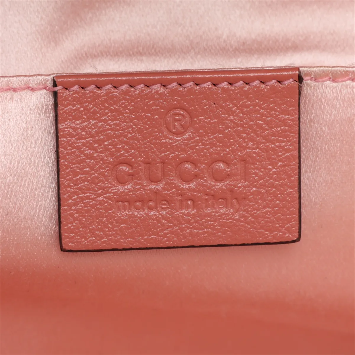 GG Marmont Sequin and Leather Chain Shoulder Bag, Pink, 446744 — view 8