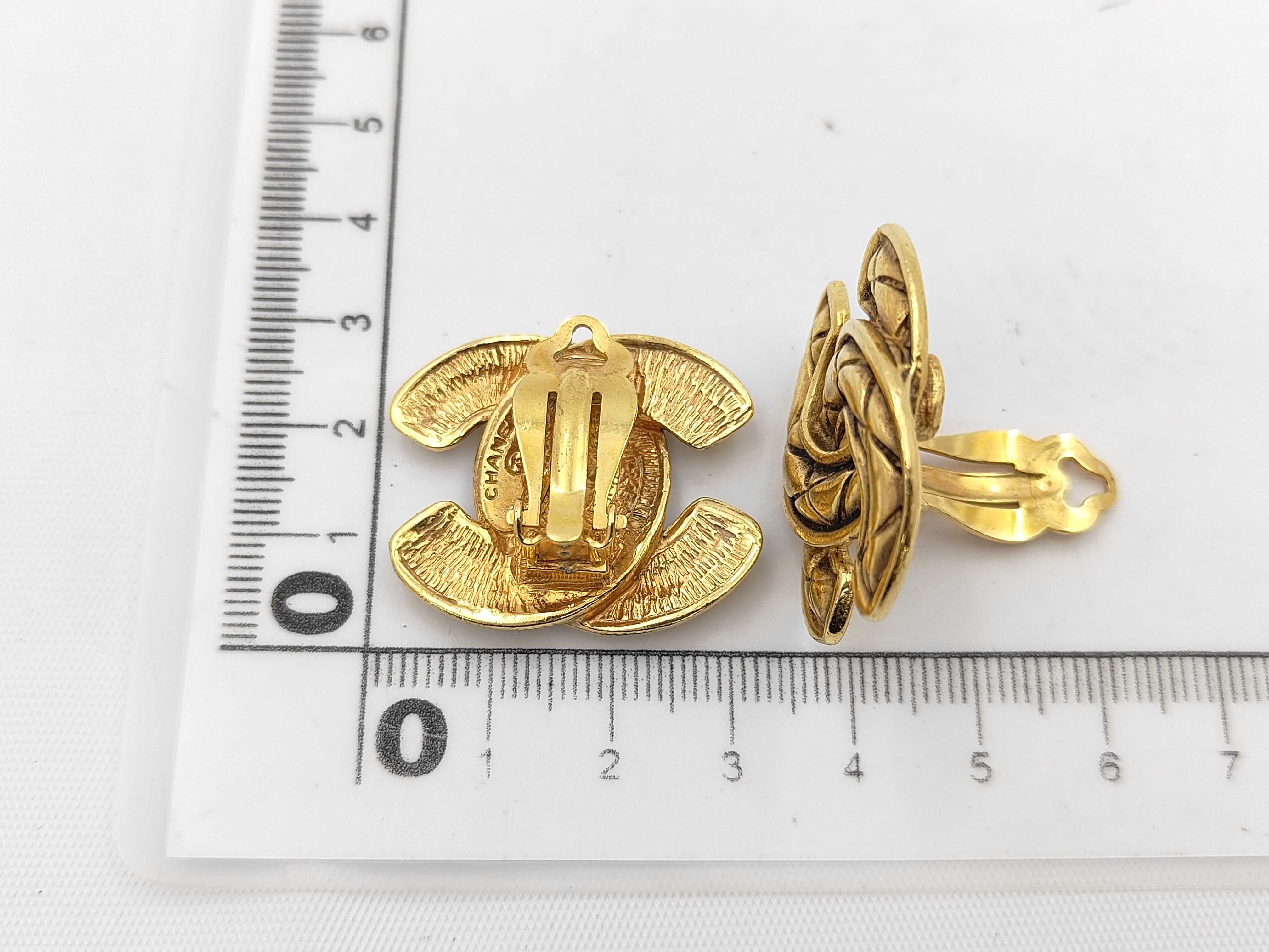 earrings, Coco Mark Matelassé earrings — view 6