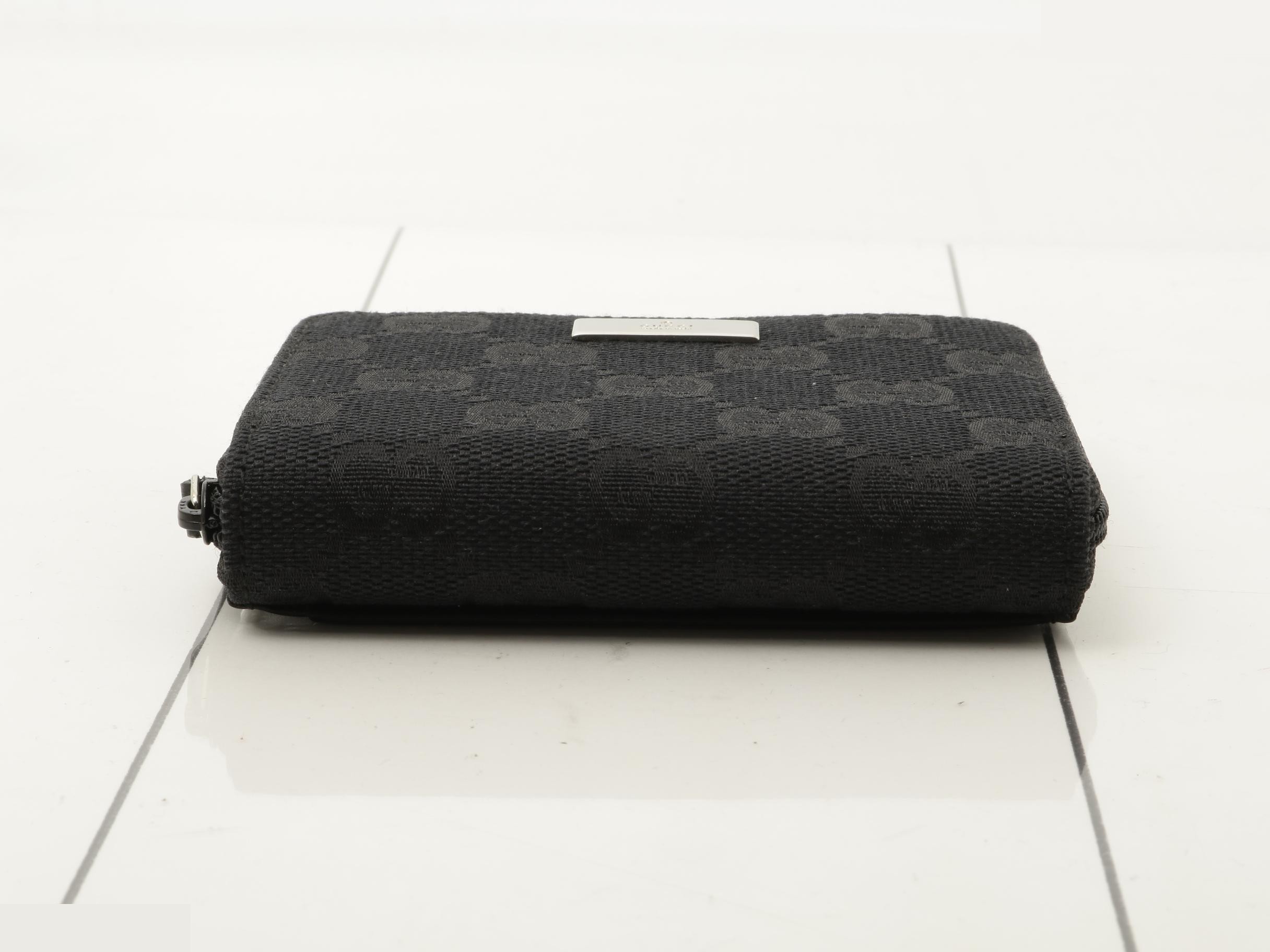 GG Canvas (Bag) - Coin Case - Black — view 3