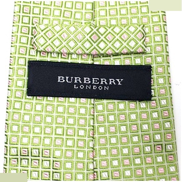 silk tie, green — view 3