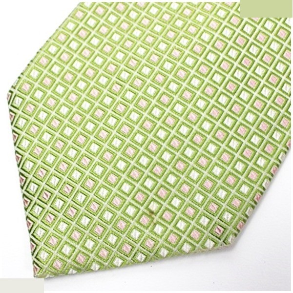silk tie, green — view 4