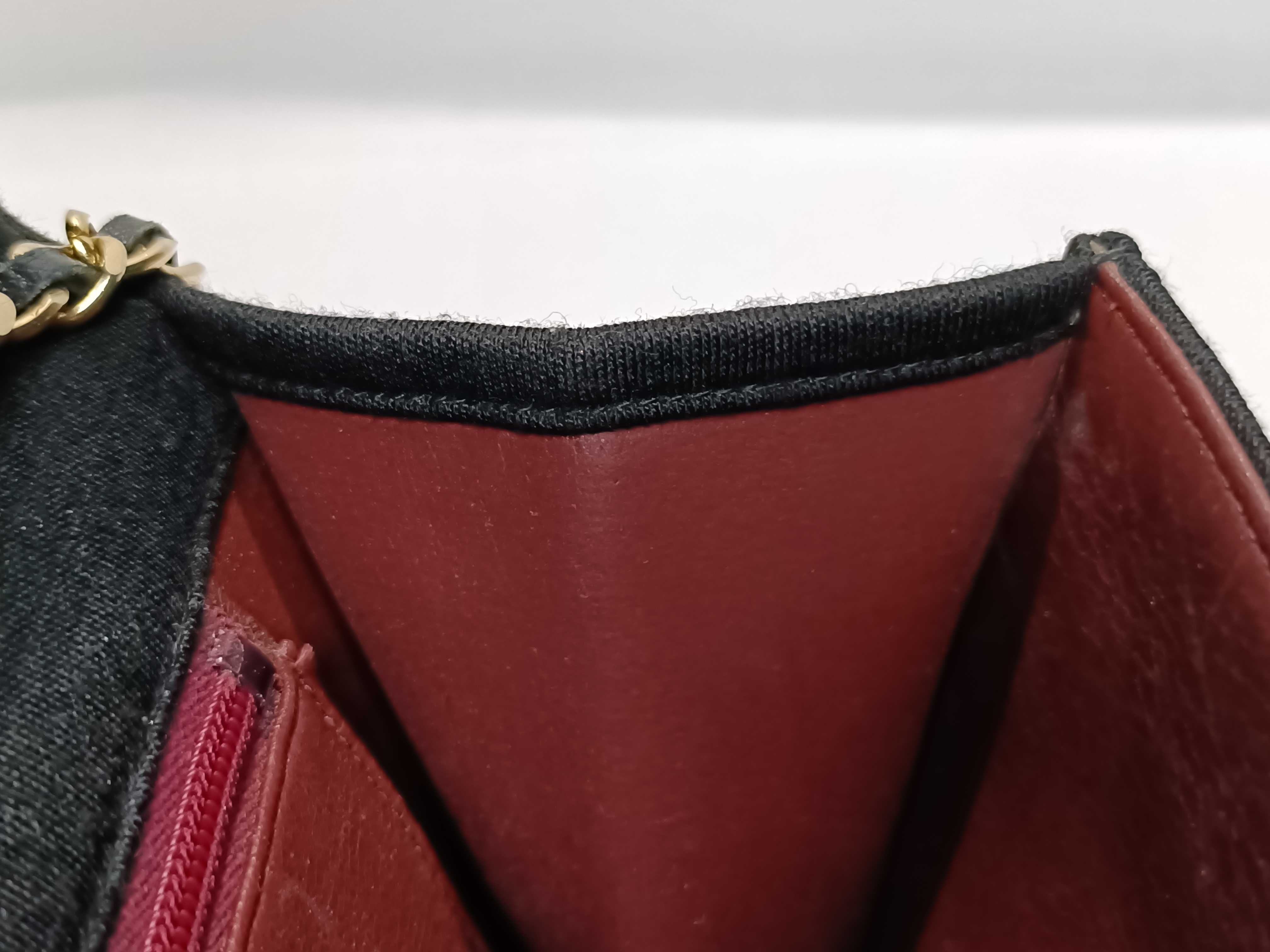Cotton Matelassé Chain Shoulder Bag — view 7