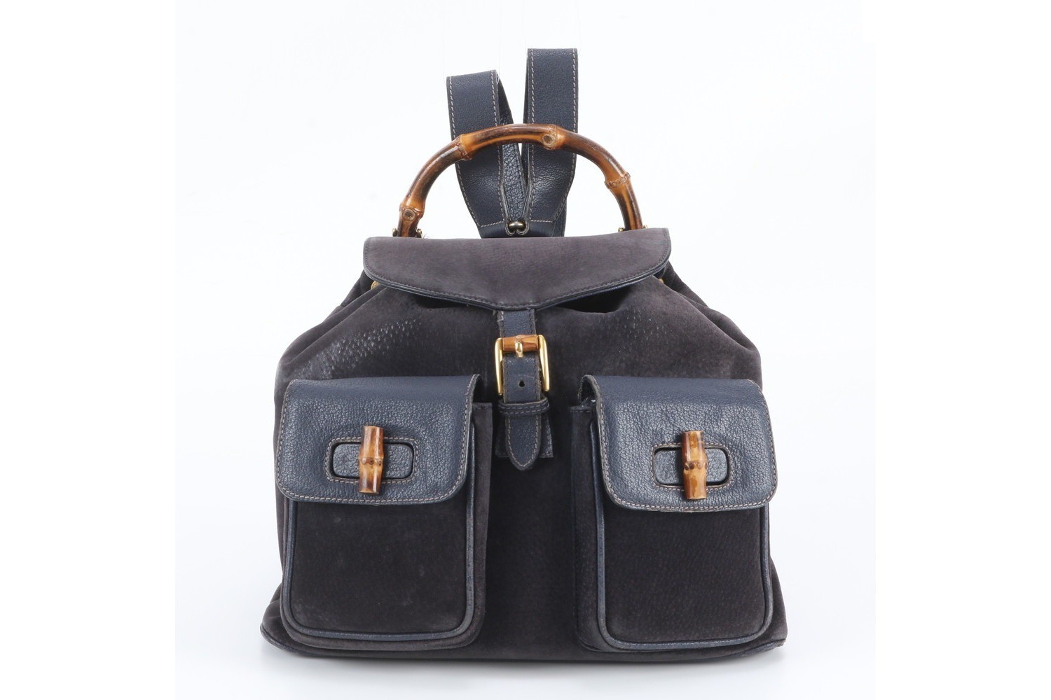 Bamboo Vintage 003 2058 0016 Leather Backpack