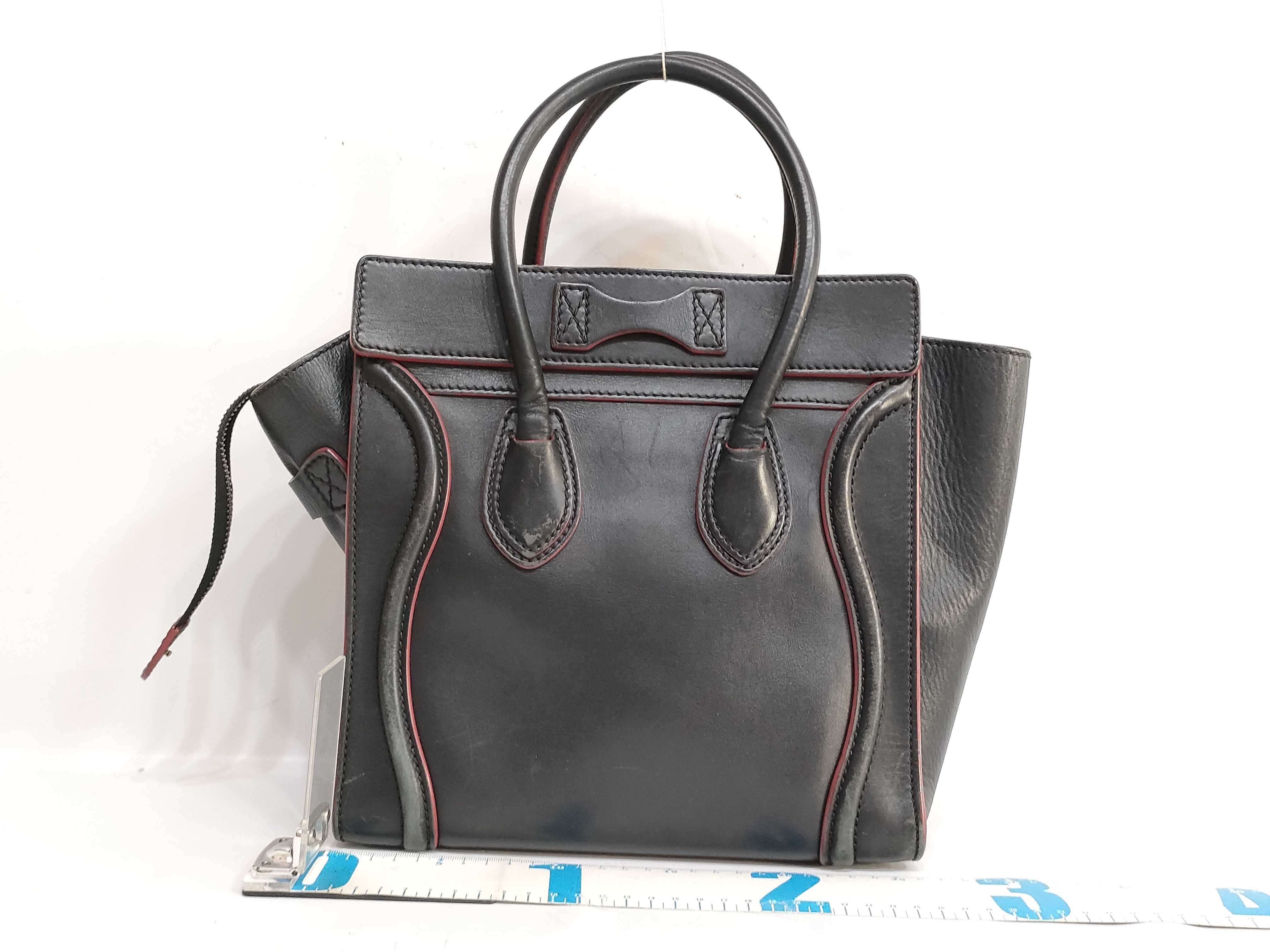 Luggage Micro Shopper Black Handbag — view 2